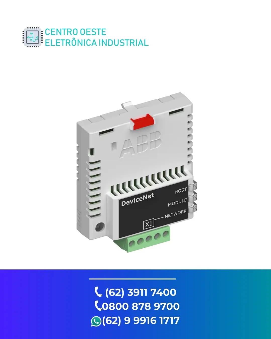 CONSERTO REDE ABB DEVICENET BRASIL