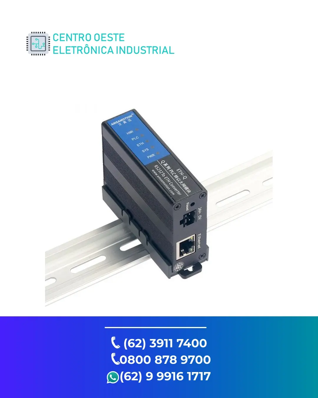CONSERTO REDE MITSUBISHI ETHERNET IP BRASIL