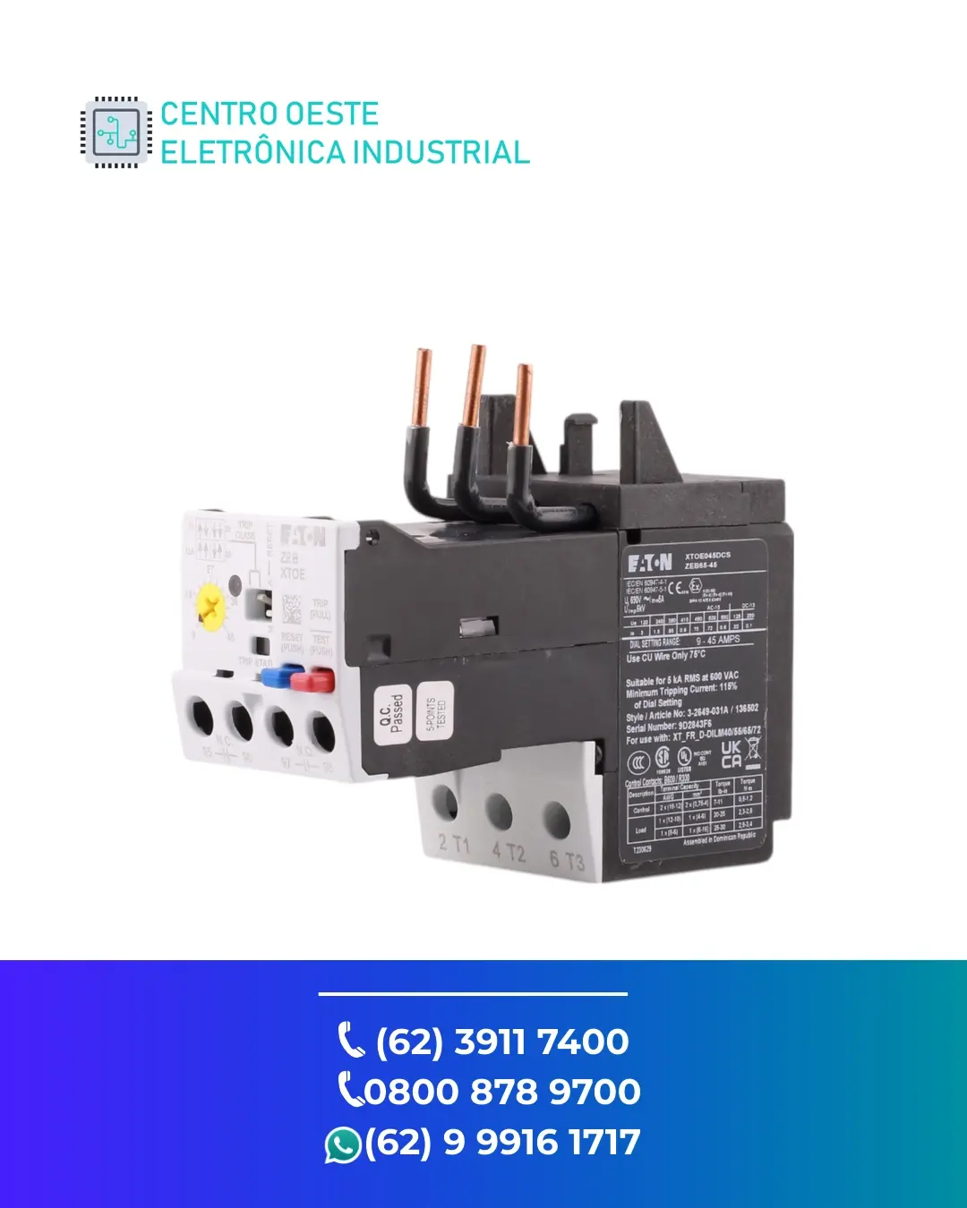 CONSERTO RELE PROTECAO EATON C440 GOIANIA