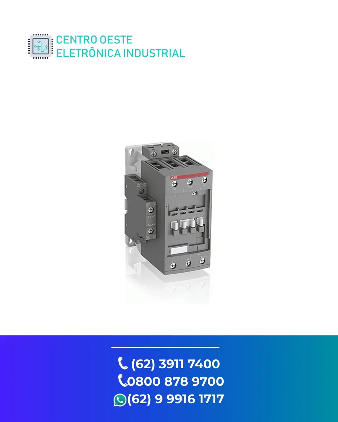 ESPECIALIZADA CONTATOR ABB AF52 GOIÁS