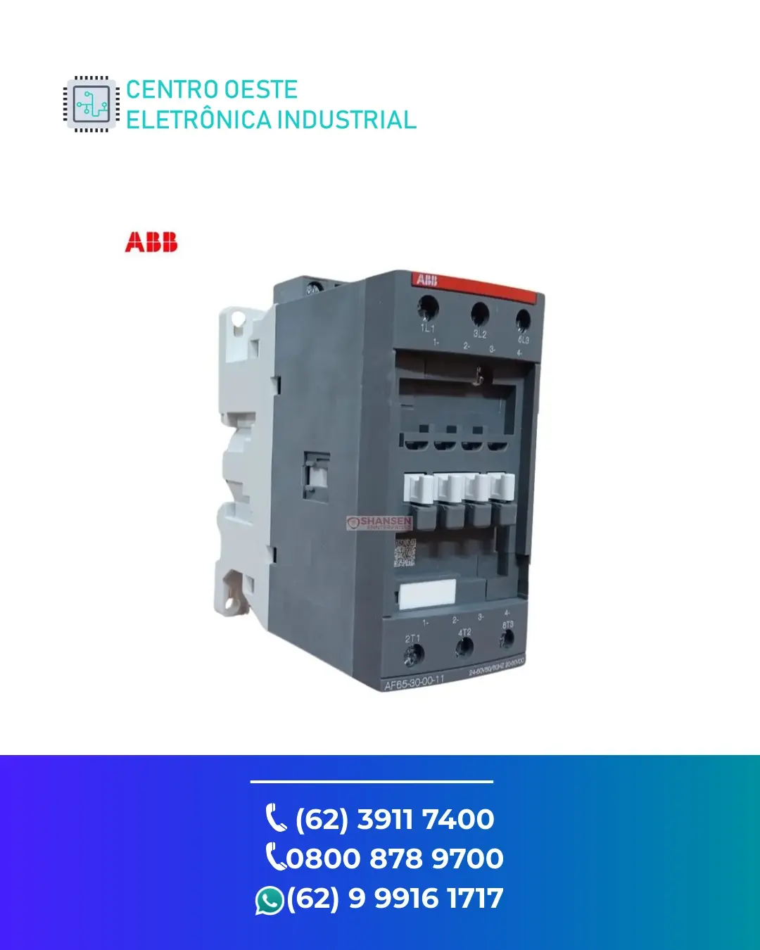 ESPECIALIZADA CONTATOR ABB AF65 GOIANIA