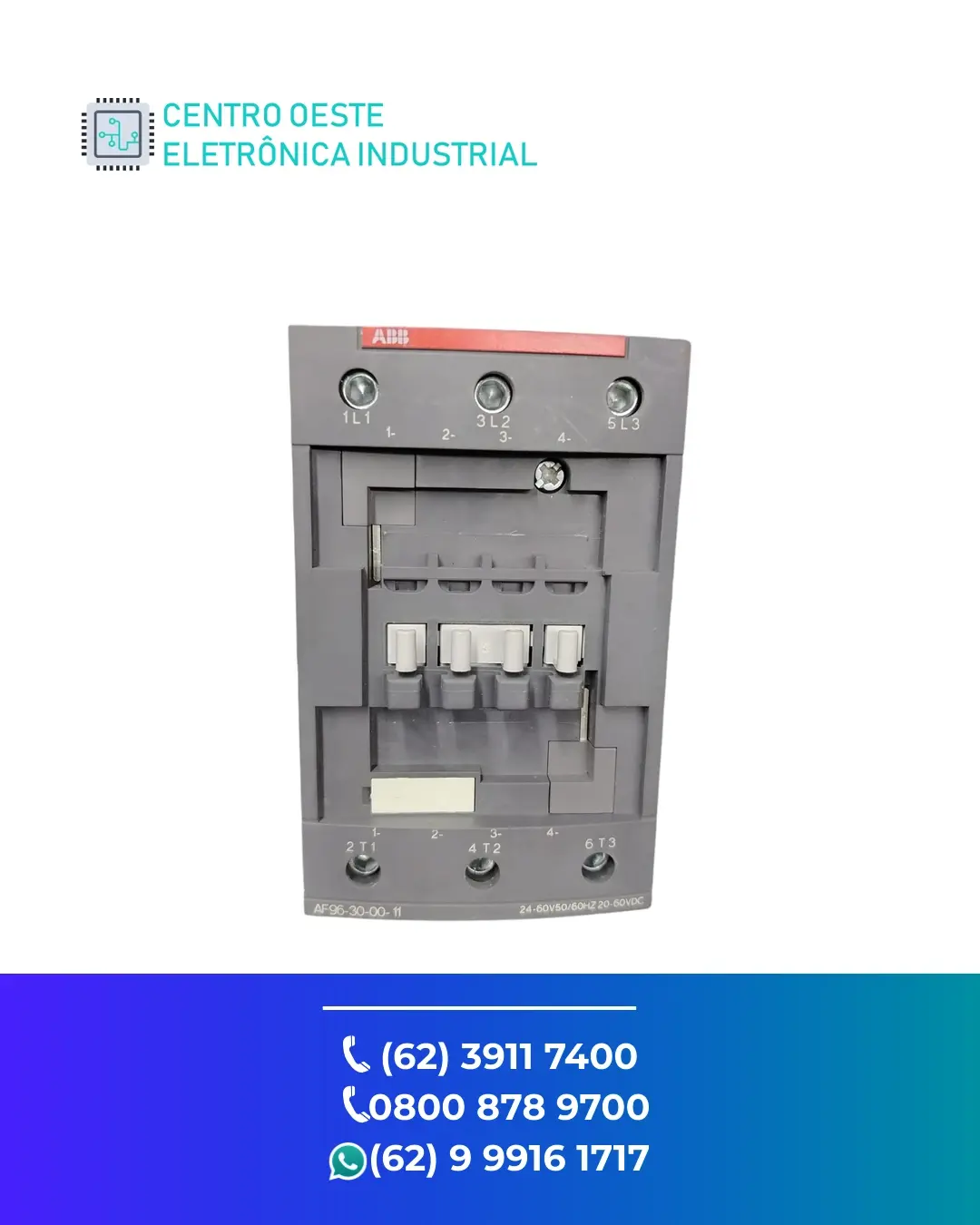 ESPECIALIZADA CONTATOR ABB AF96 GOIANIA