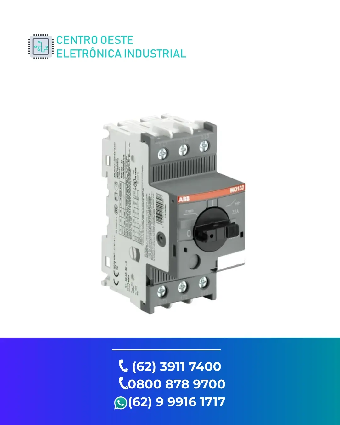 ESPECIALIZADA DISJUNTOR MOTOR ABB MS450 BRASIL