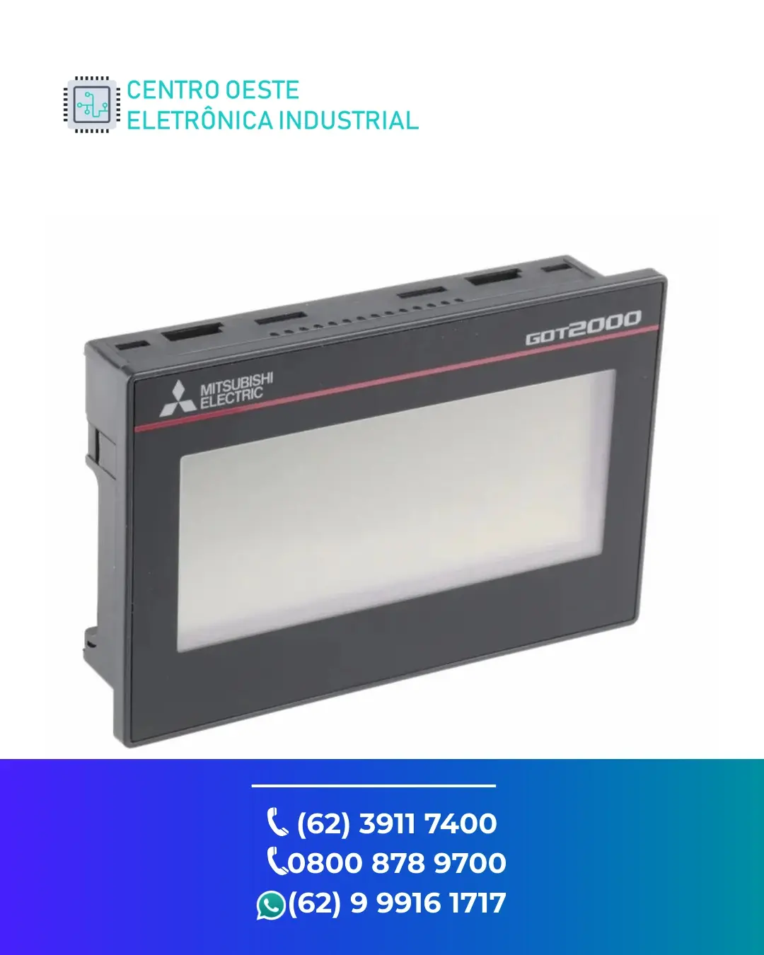 ESPECIALIZADA IHM MITSUBISHI GT2510 BRASIL