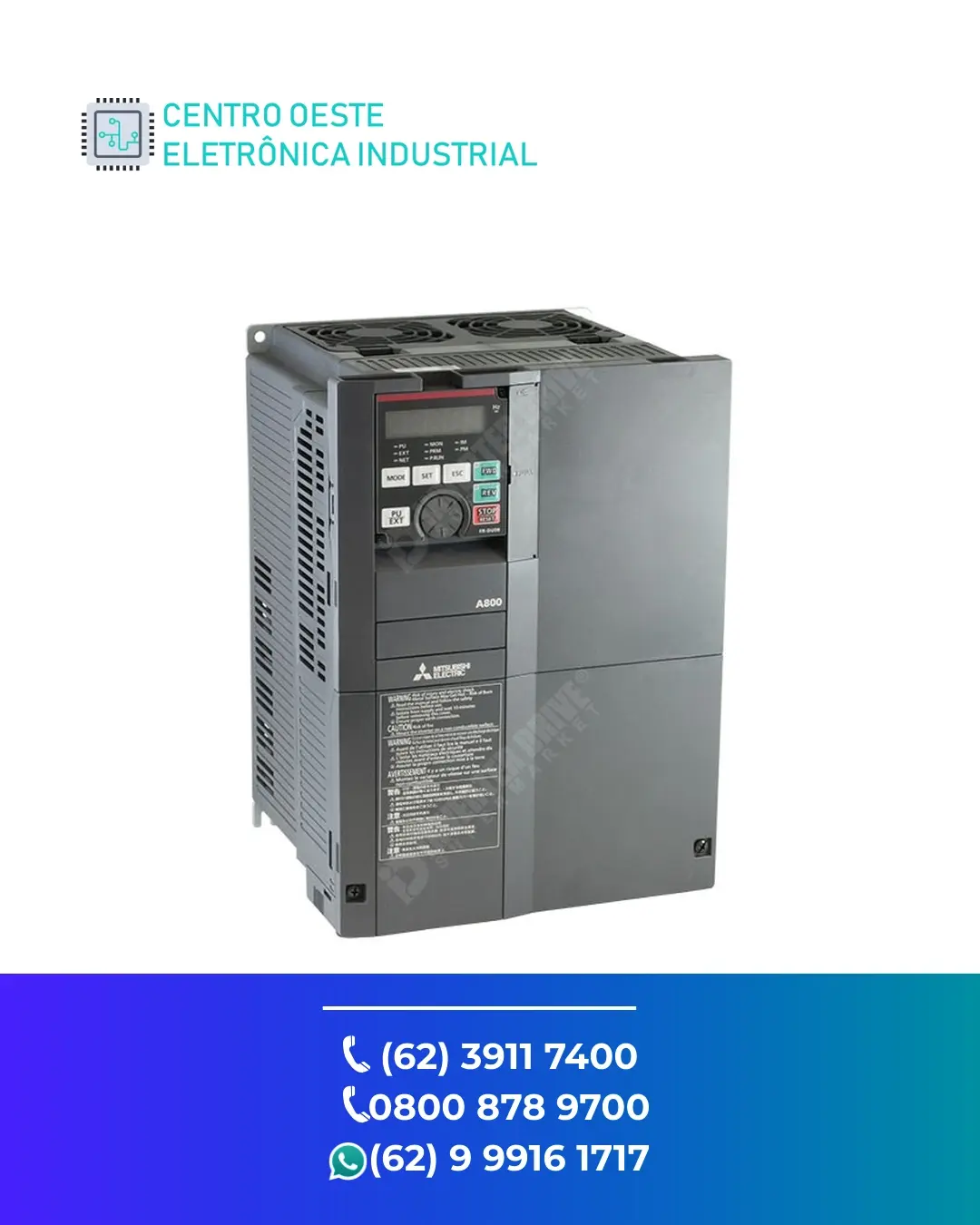 ESPECIALIZADA INVERSOR MITSUBISHI FR A840 GOIANIA