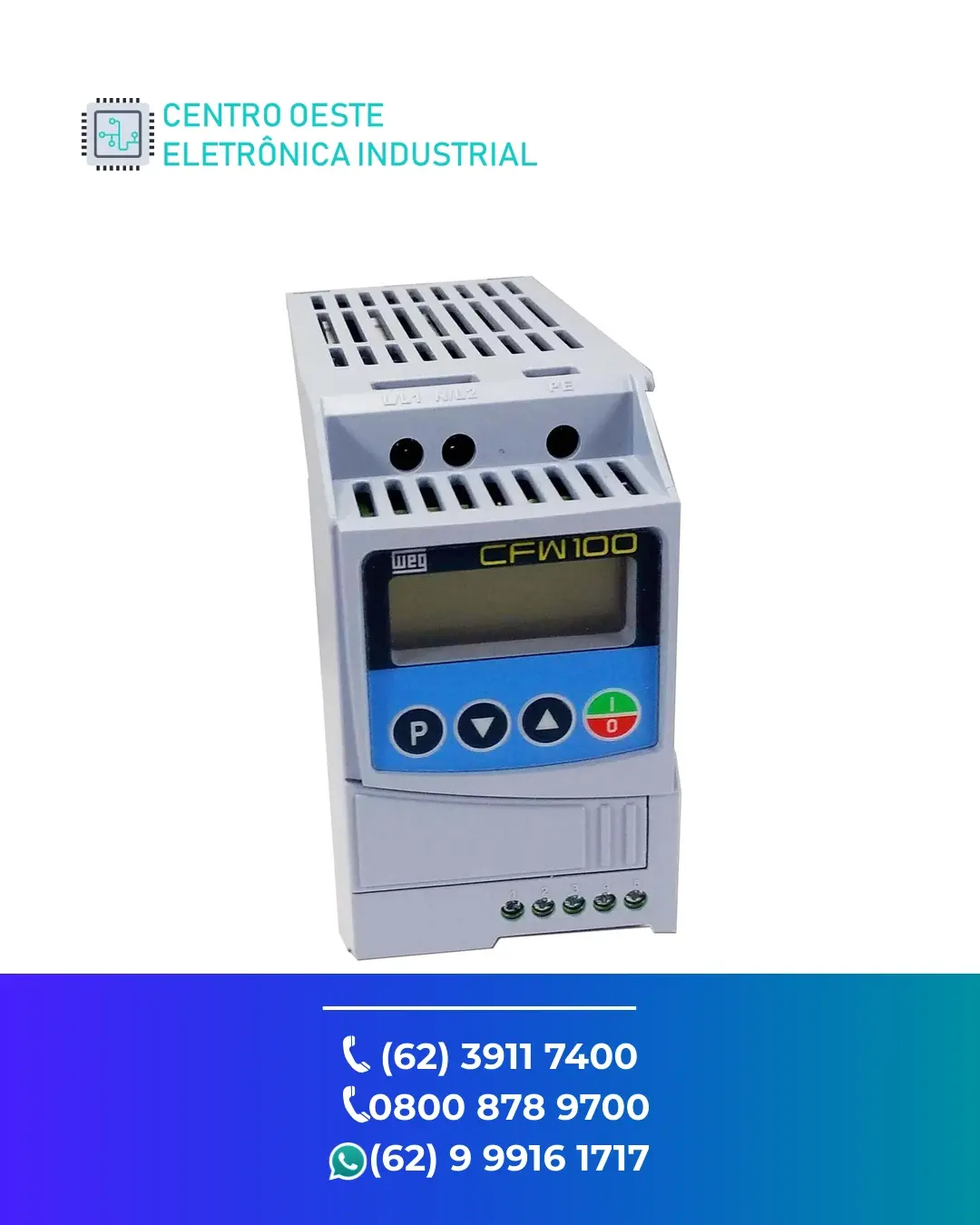 ESPECIALIZADA INVERSOR WEG CFW100 BRASIL
