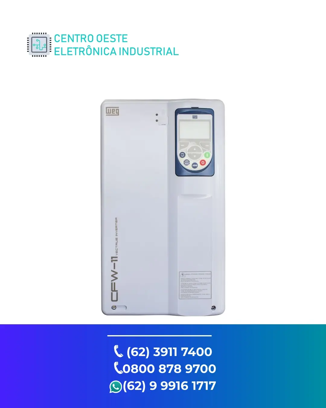 ESPECIALIZADA INVERSOR WEG CFW11 GOIÁS
