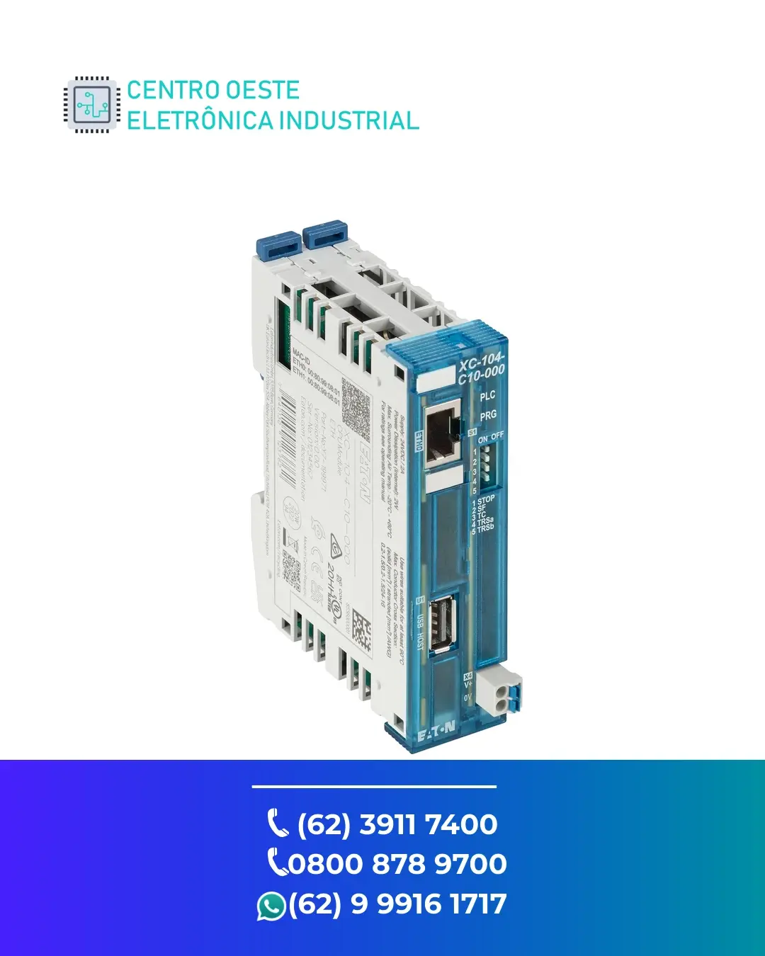 ESPECIALIZADA PLC EATON XC100 GOIANIA