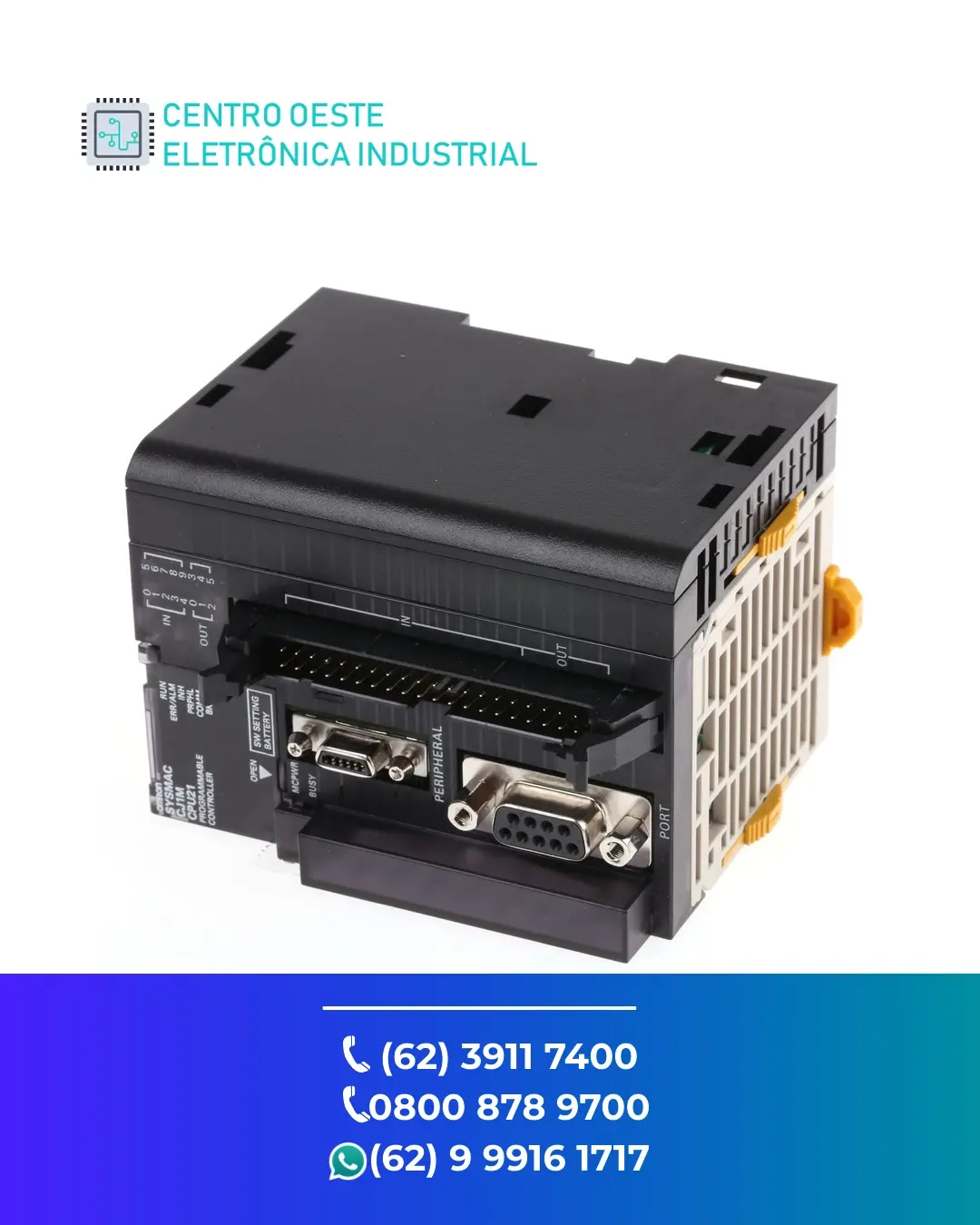 ESPECIALIZADA PLC OMRON CJ1M GOIÁS