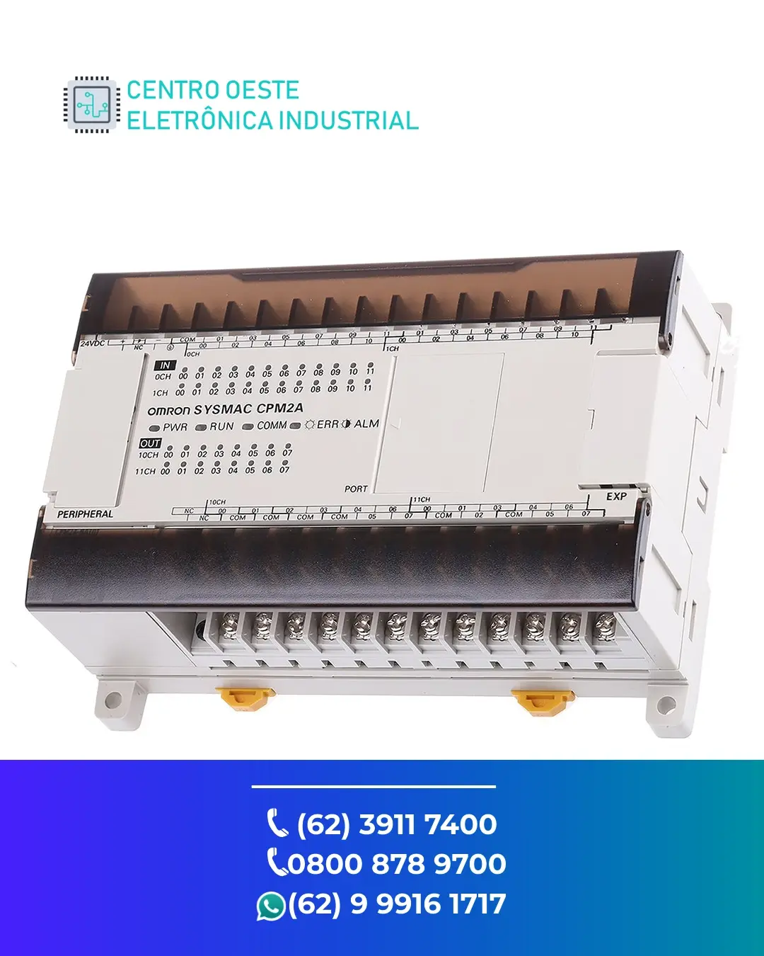 ESPECIALIZADA PLC OMRON CPM2A BRASIL