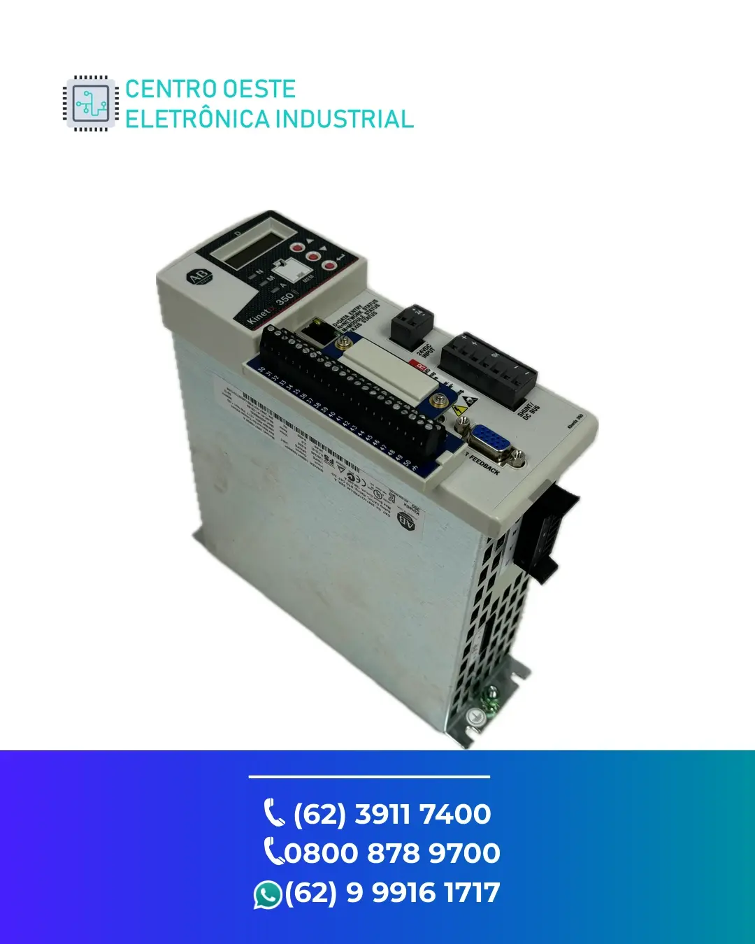 ESPECIALIZADA SERVO DRIVE ALLEN BRADLEY KINETIX 350 GOIANIA