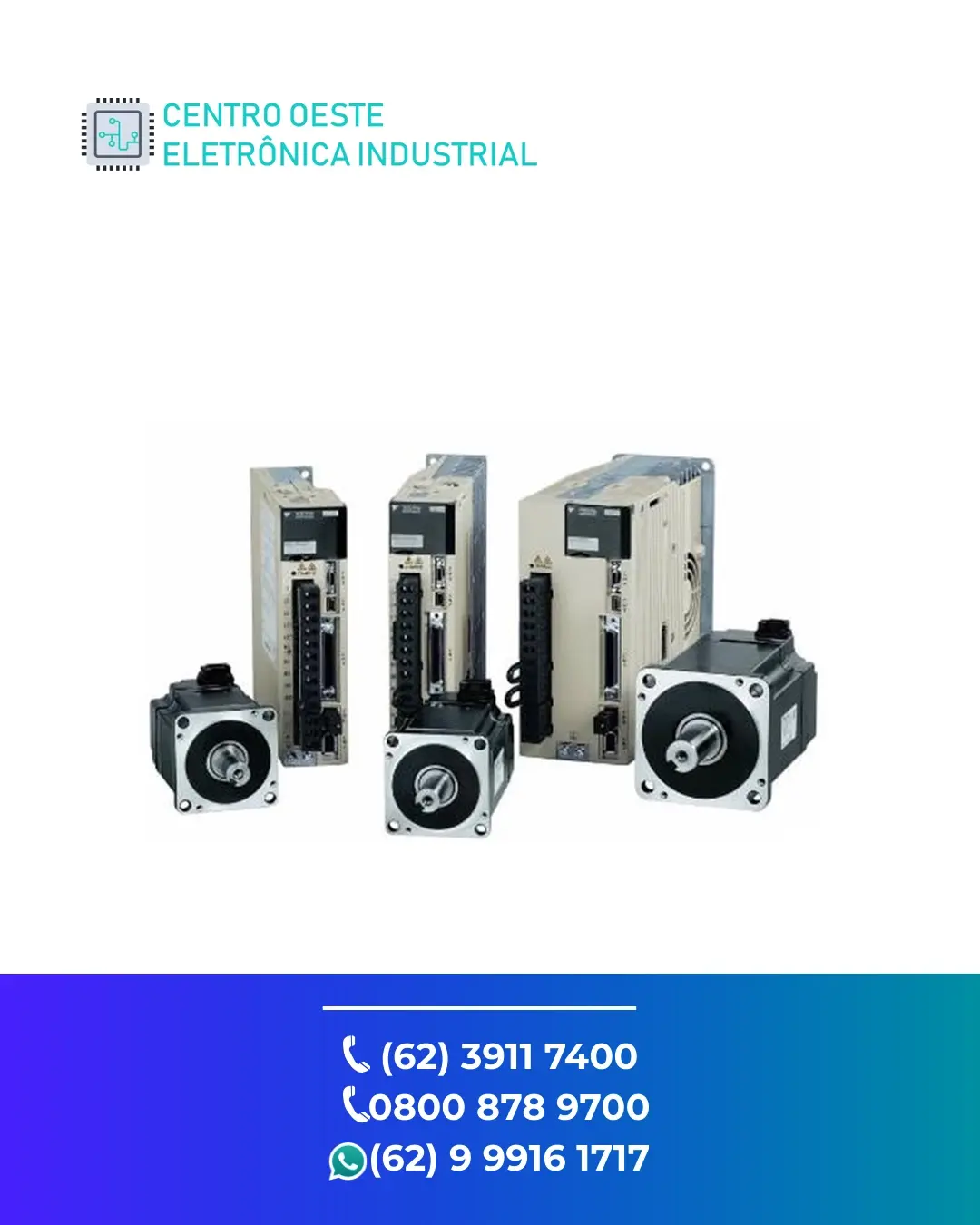 ESPECIALIZADA SERVO DRIVE YASKAWA SERVOPACK GOIÁS