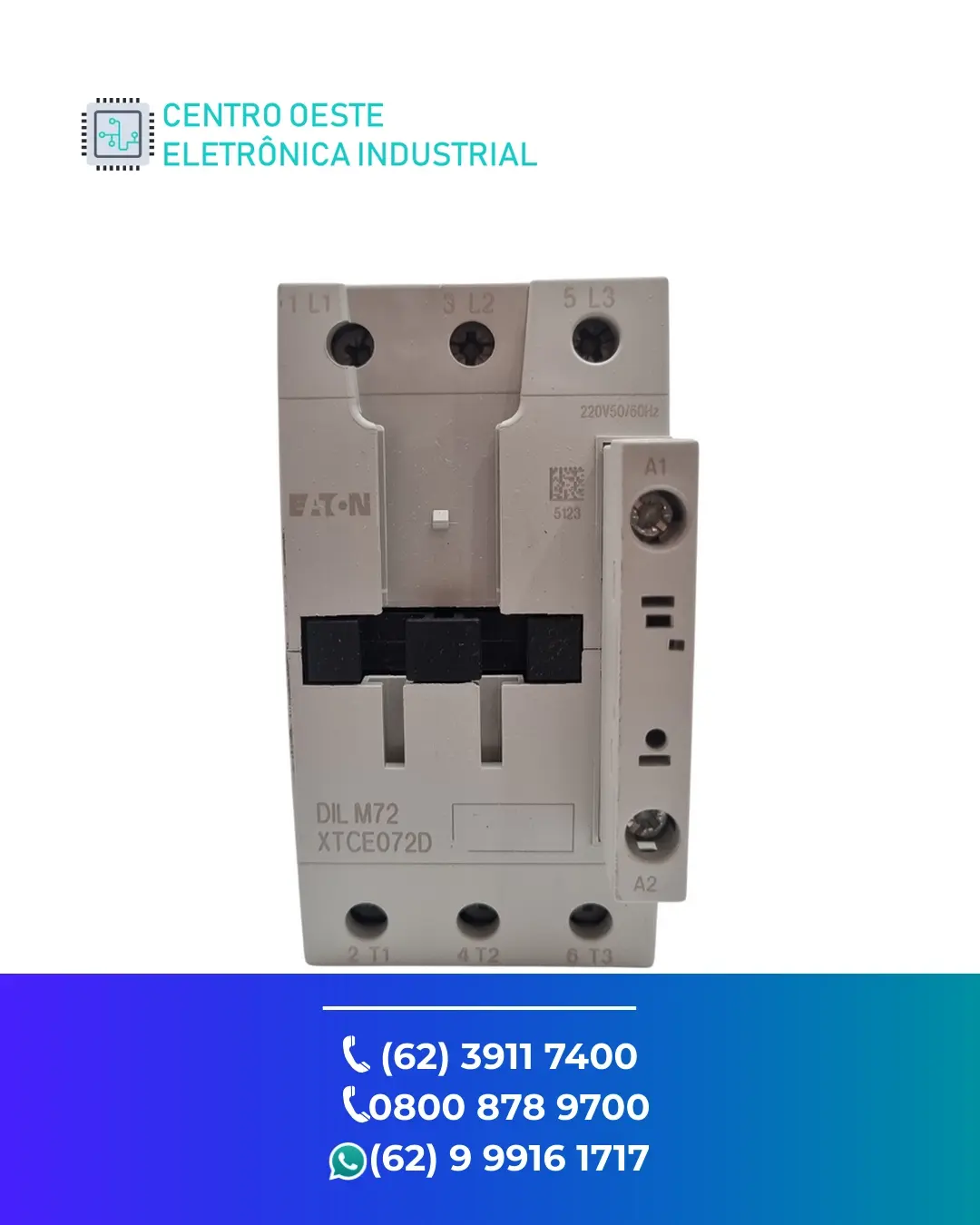 MANUTENÇÃO CONTATOR EATON DILM72 BRASIL