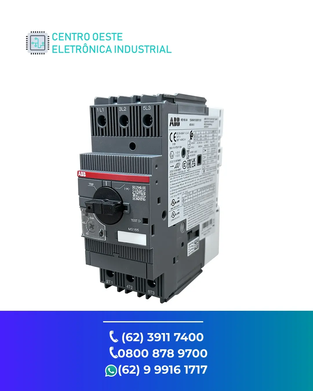 MANUTENÇÃO DISJUNTOR MOTOR DANFOSS MPCB GOIANIA