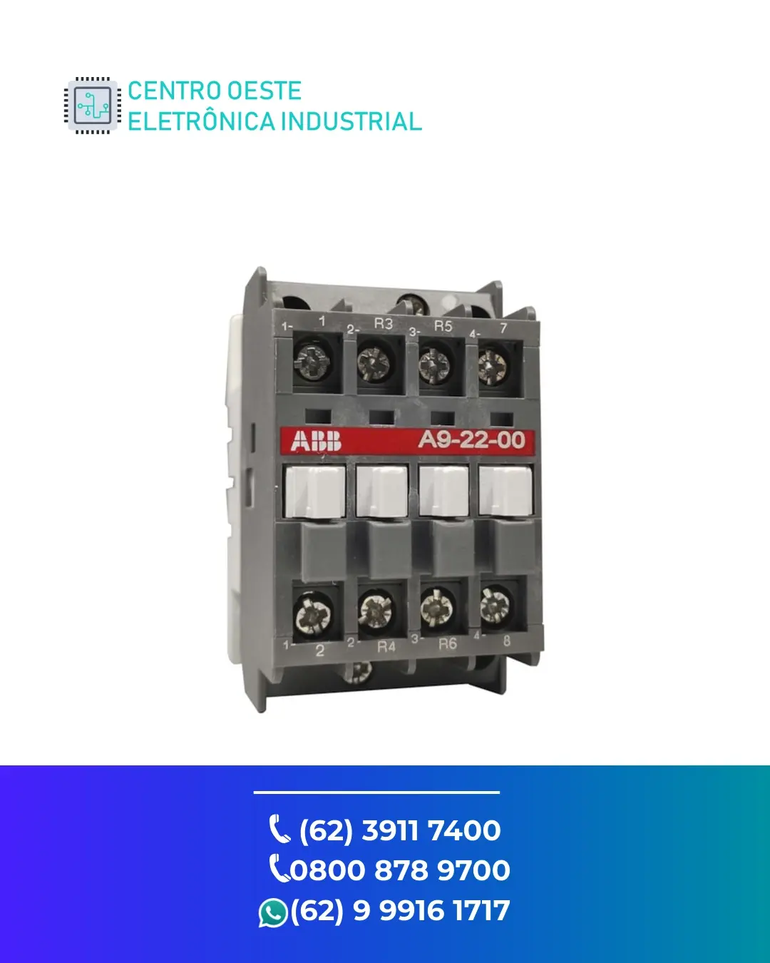 MANUTENÇÃO EM CONTATOR ABB A9 GOIANIA