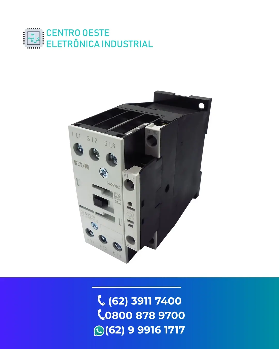 MANUTENÇÃO EM CONTATOR EATON DILM25 GOIANIA