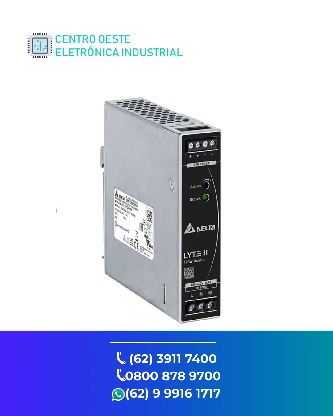 MANUTENÇÃO EM FONTE DELTA LYTE BRASIL