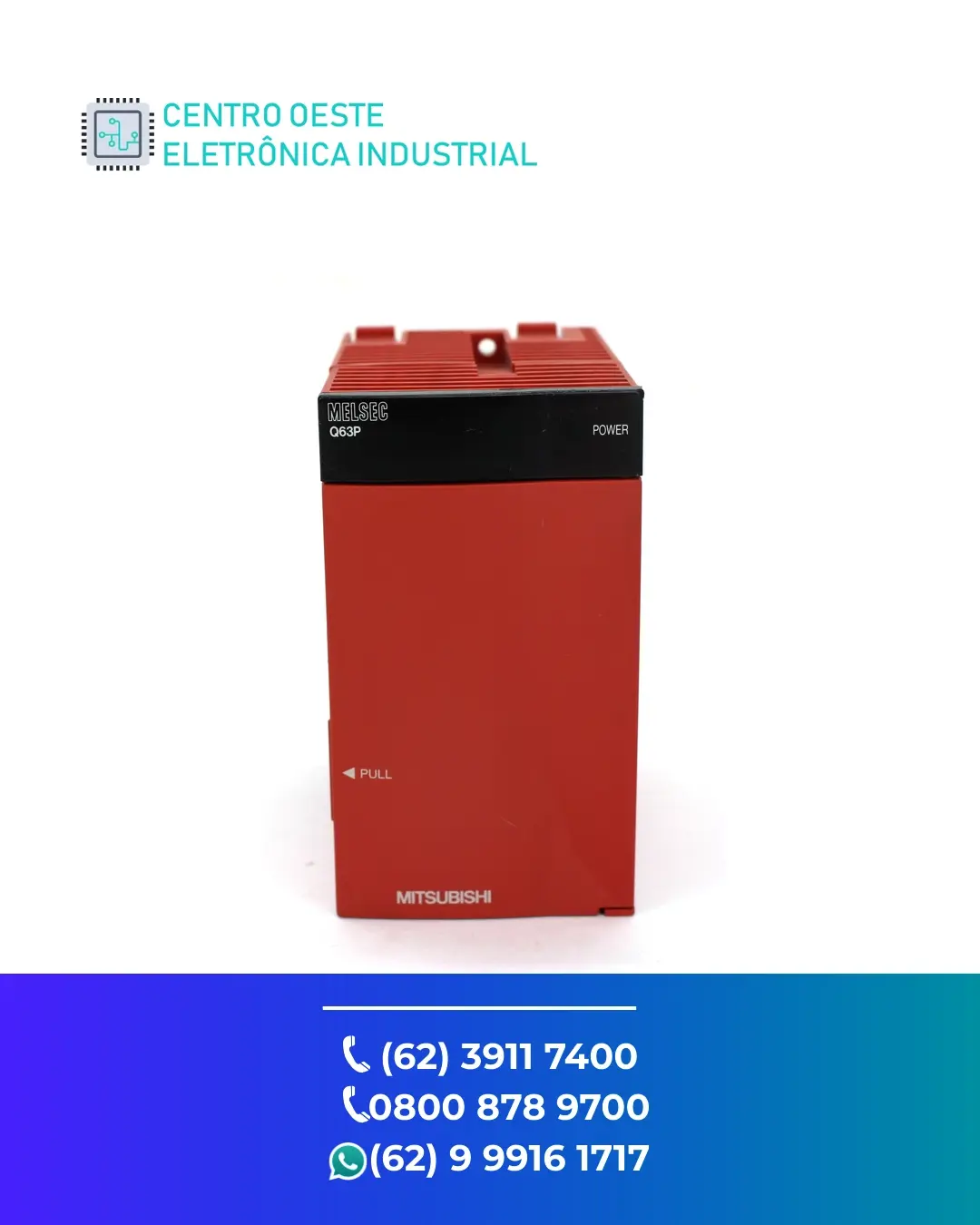 MANUTENÇÃO EM FONTE MITSUBISHI Q63P BRASIL