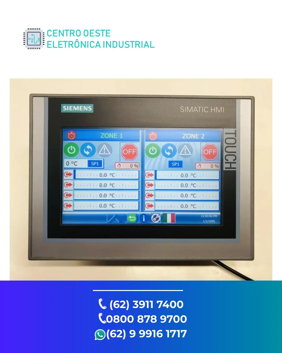 MANUTENÇÃO EM IHM SIEMENS TP700 BRASIL