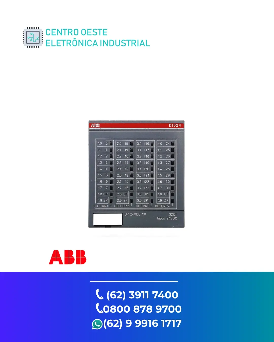 MANUTENÇÃO EM IO REMOTO ABB S500 E BRASIL