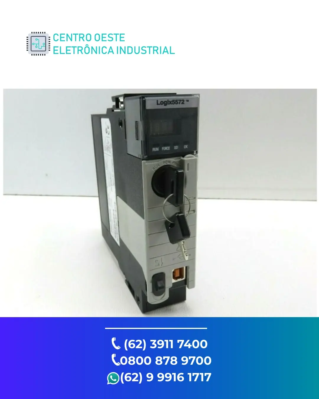 MANUTENÇÃO EM PLC ALLEN BRADLEY CONTROLLOGIX L81 GOIÁS