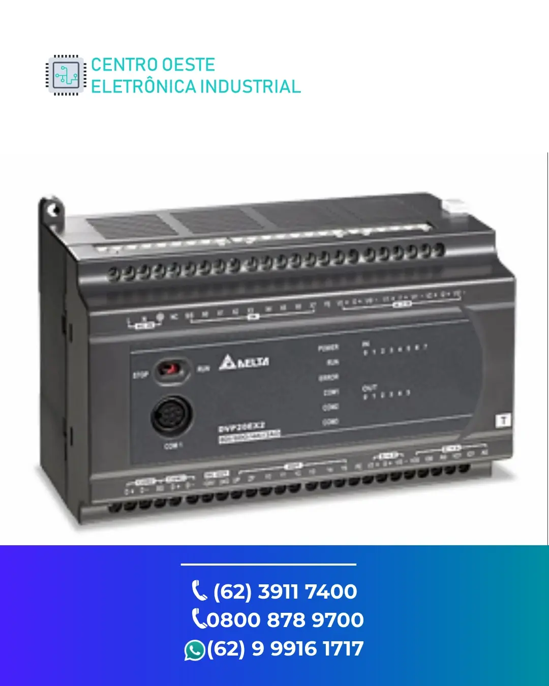 MANUTENÇÃO EM PLC DELTA DVP ES2 BRASIL