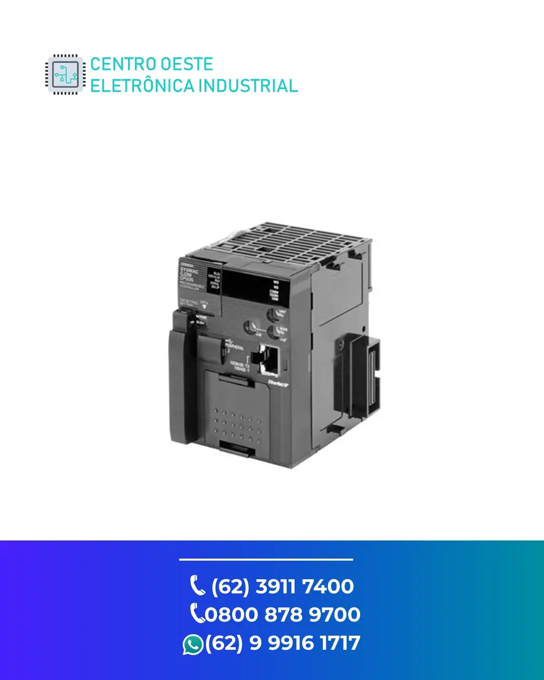 MANUTENÇÃO EM PLC OMRON CJ2H GOIÁS