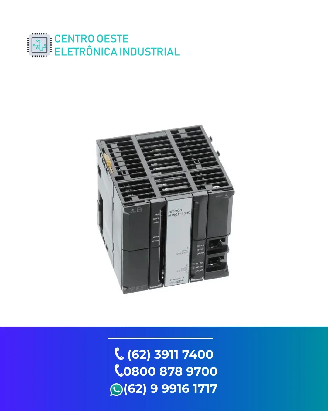 MANUTENÇÃO EM PLC OMRON NJ501 BRASIL