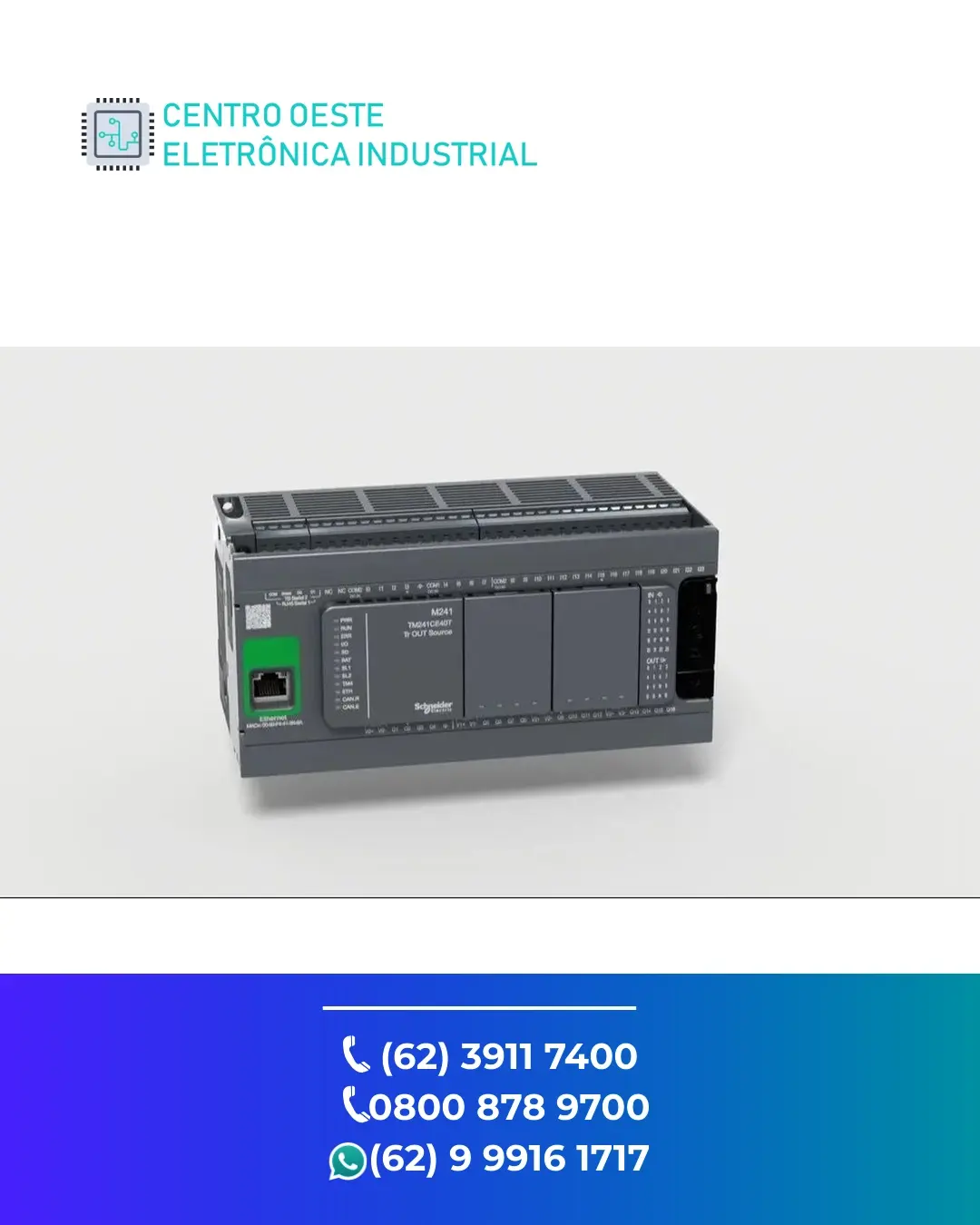 MANUTENÇÃO EM PLC SCHNEIDER MODICON M340 GOIANIA
