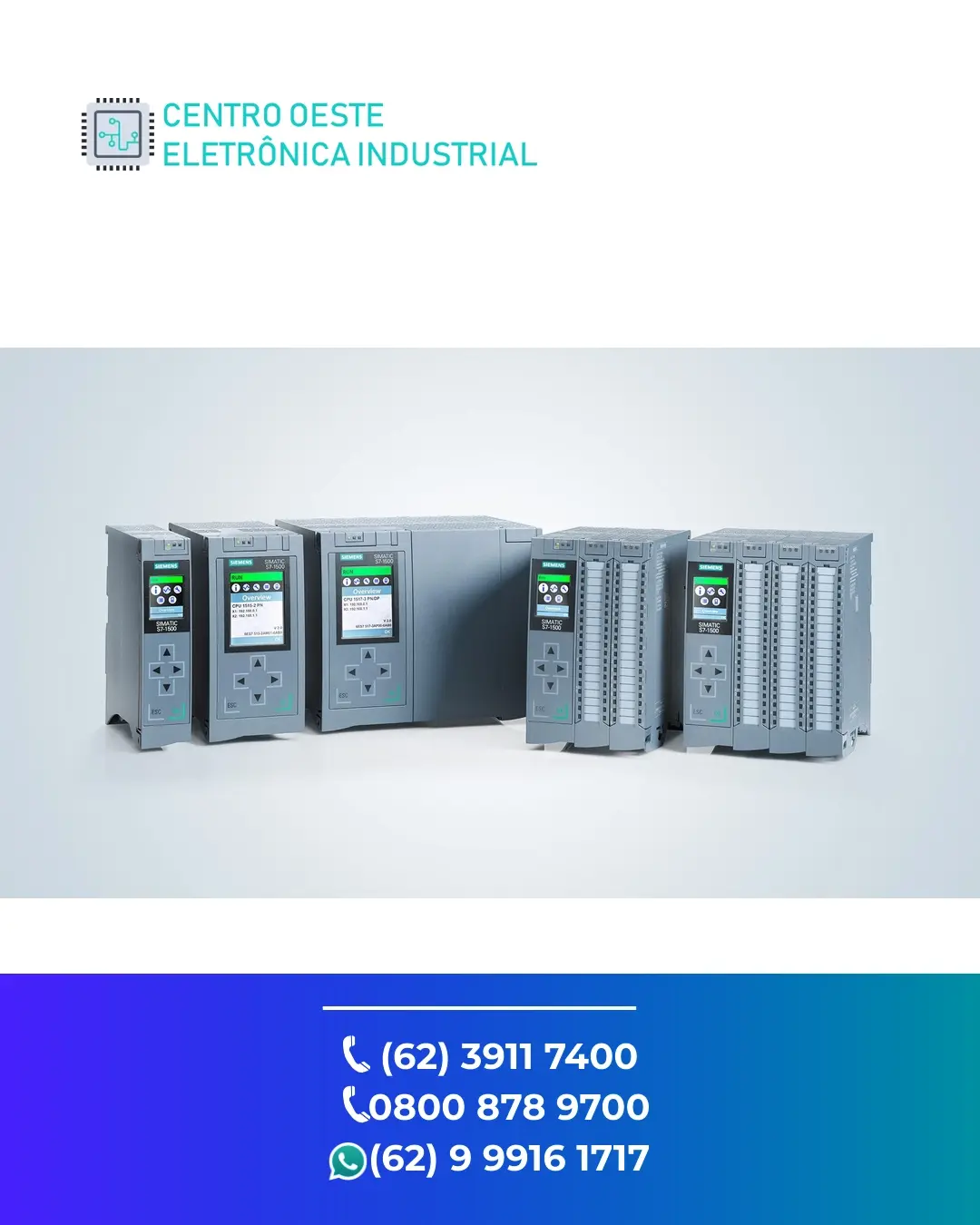 MANUTENÇÃO EM PLC SIEMENS S7 1500T GOIÁS