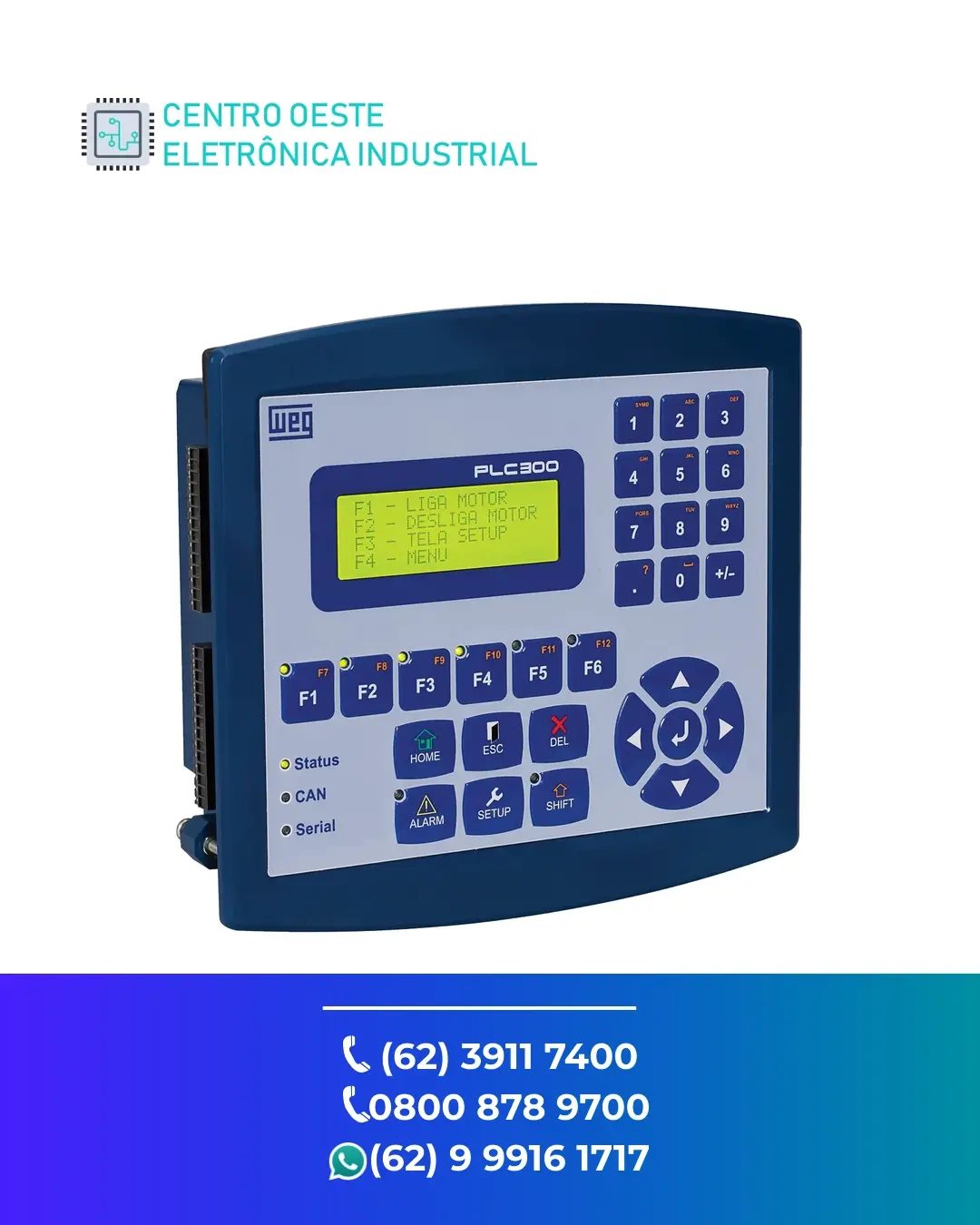 MANUTENÇÃO EM PLC WEG PLC300 GOIÁS