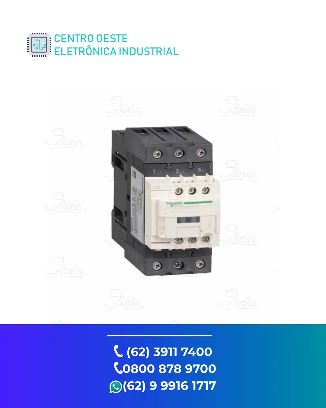 MANUTENÇÃO ESPECIALIZADA CONTATOR SCHNEIDER LC1D40 GOIANIA