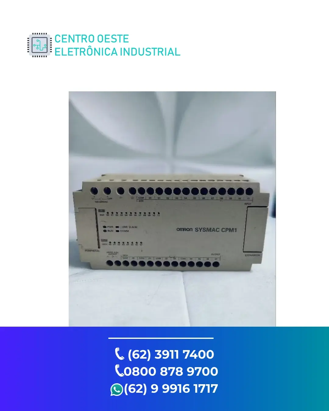 MANUTENÇÃO ESPECIALIZADA PLC OMRON CPM1 GOIÁS