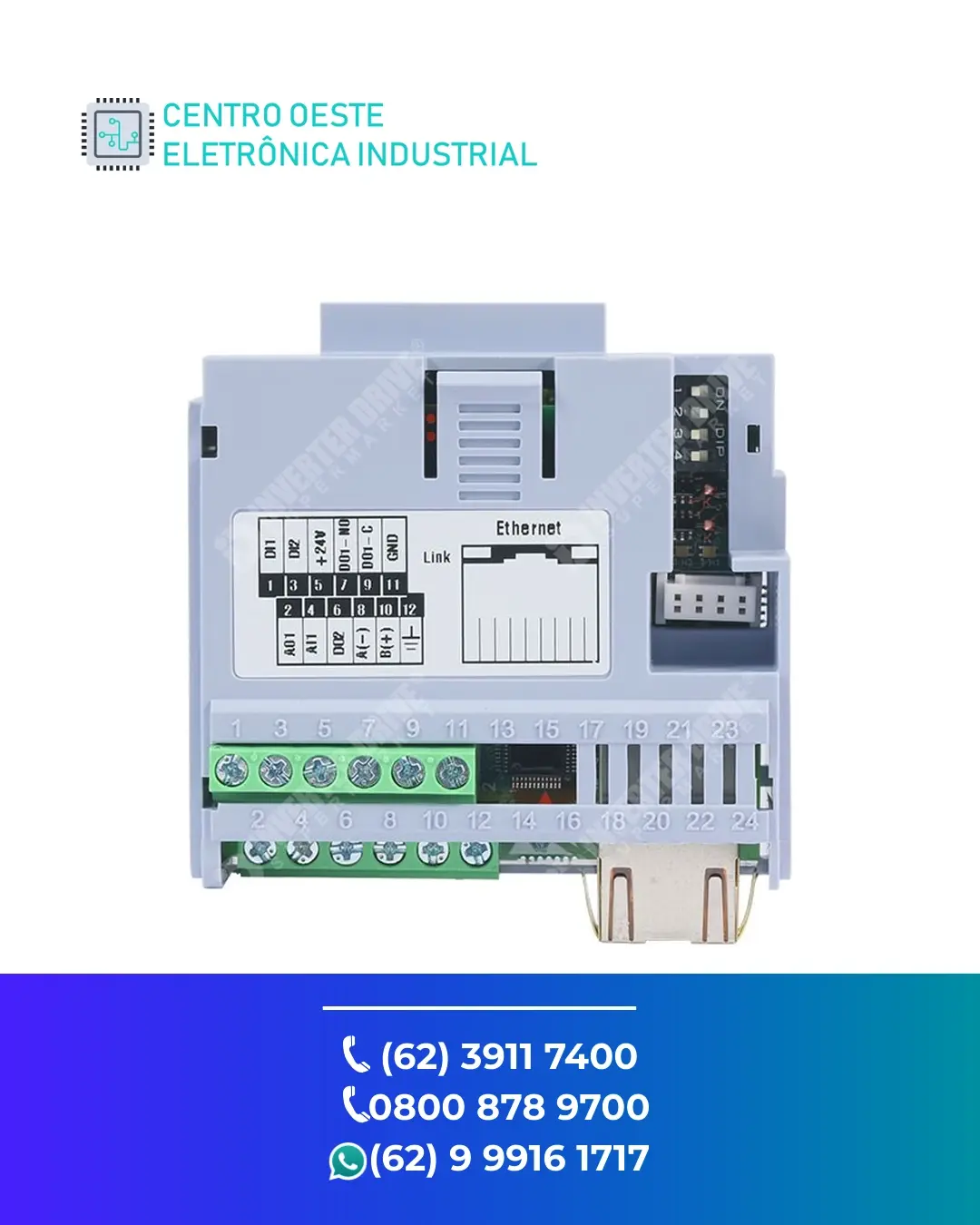 MANUTENÇÃO ESPECIALIZADA REDE WEG ETHERNET IP GOIÁS