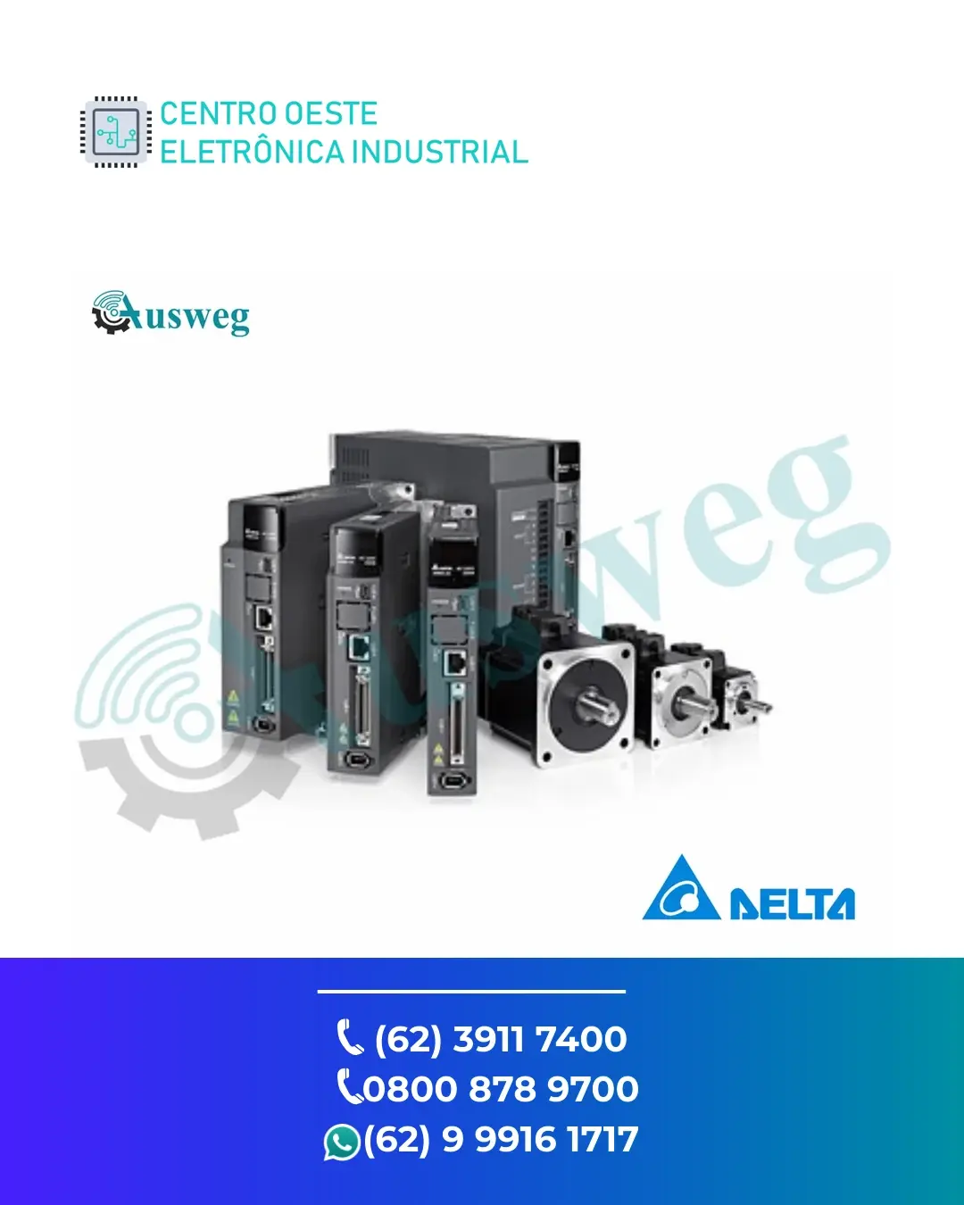 MANUTENÇÃO ESPECIALIZADA SERVO DRIVE DELTA ASDA A2 GOIANIA