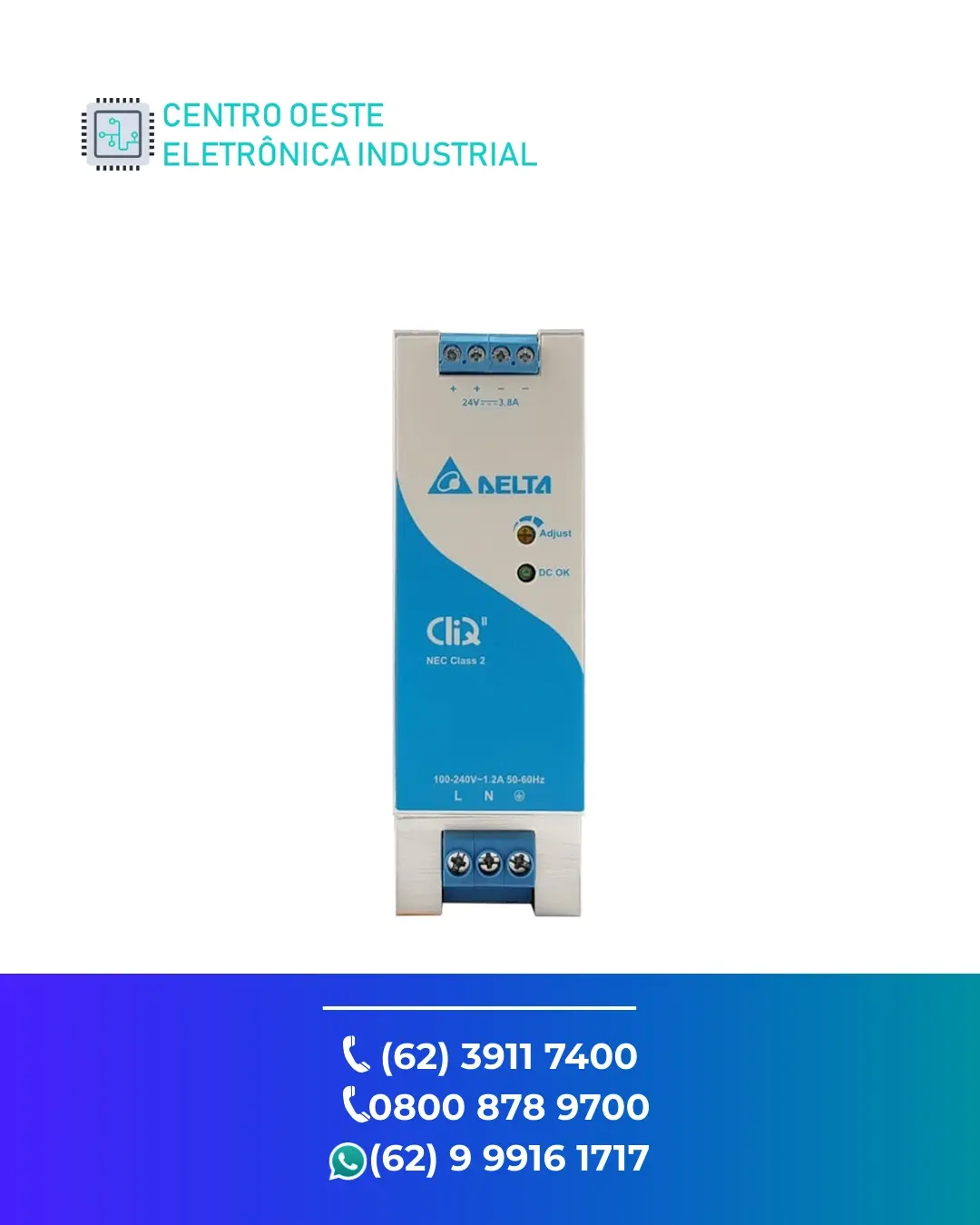 MANUTENÇÃO FONTE DELTA DRP BRASIL