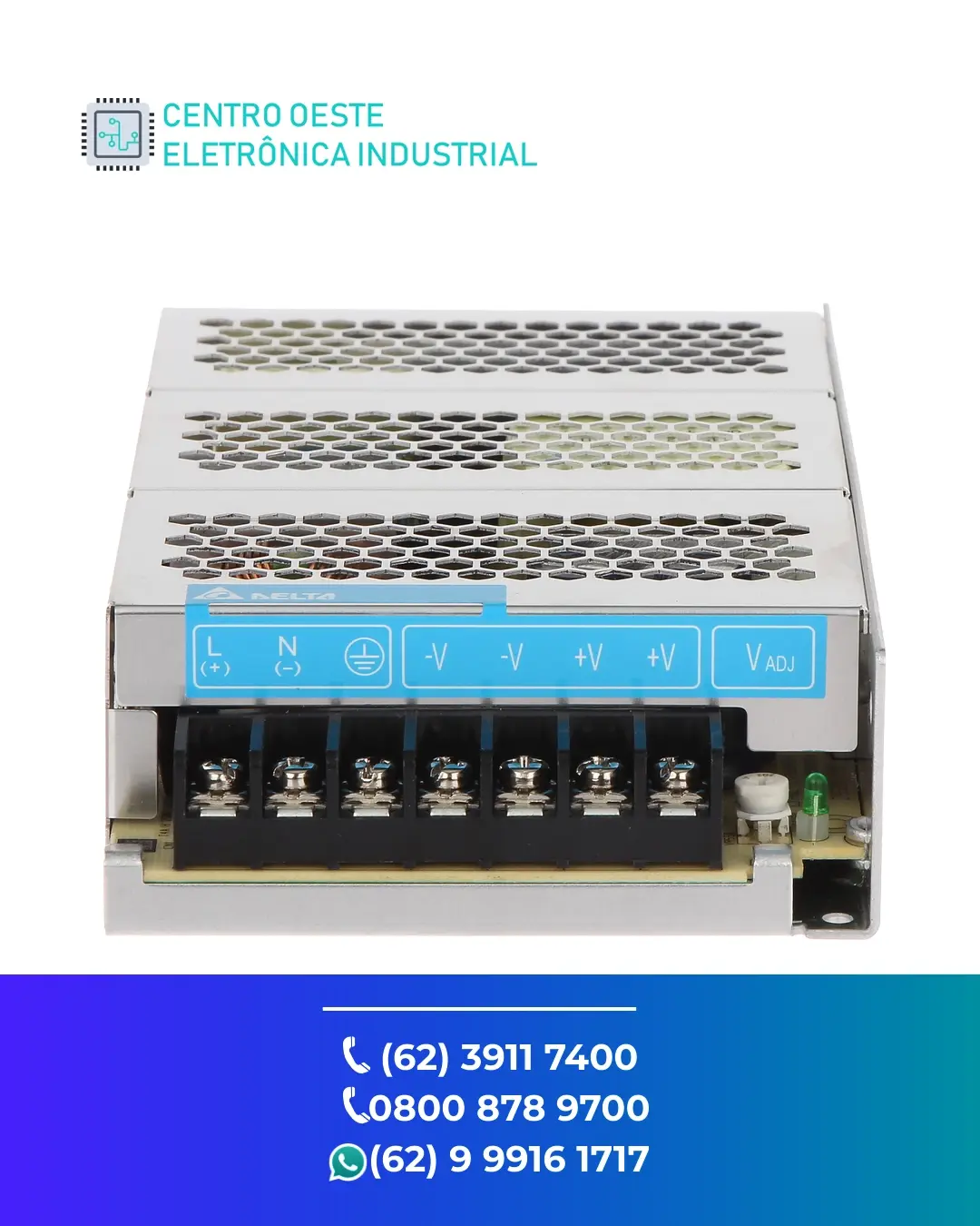 MANUTENÇÃO FONTE DELTA PMC GOIÁS