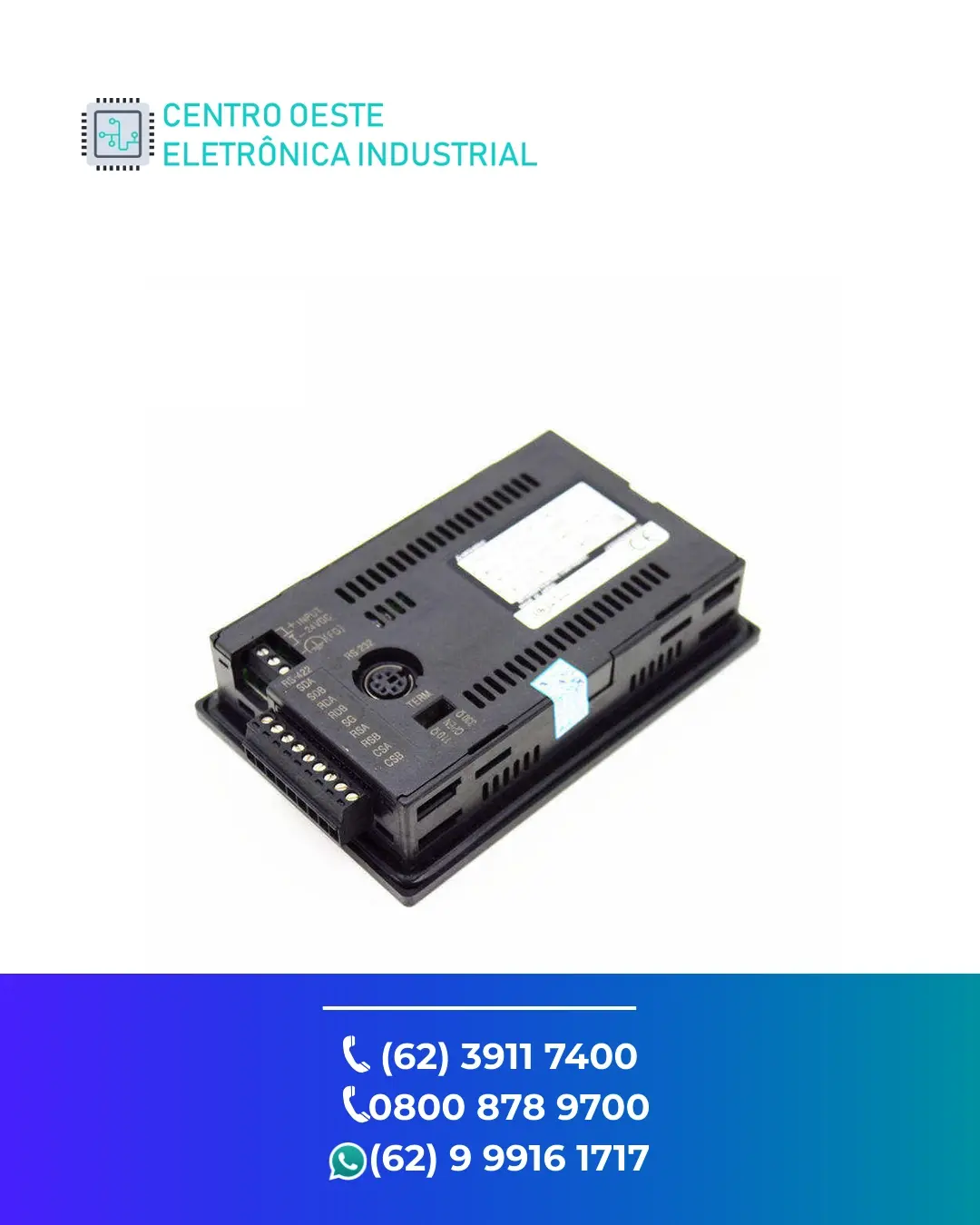 MANUTENÇÃO IHM MITSUBISHI GT1020 GOIANIA