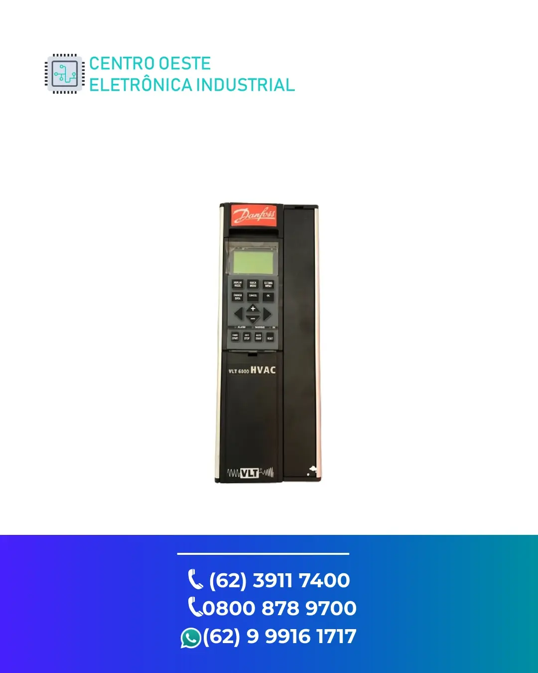 MANUTENÇÃO INVERSOR DANFOSS VLT 6000 BRASIL