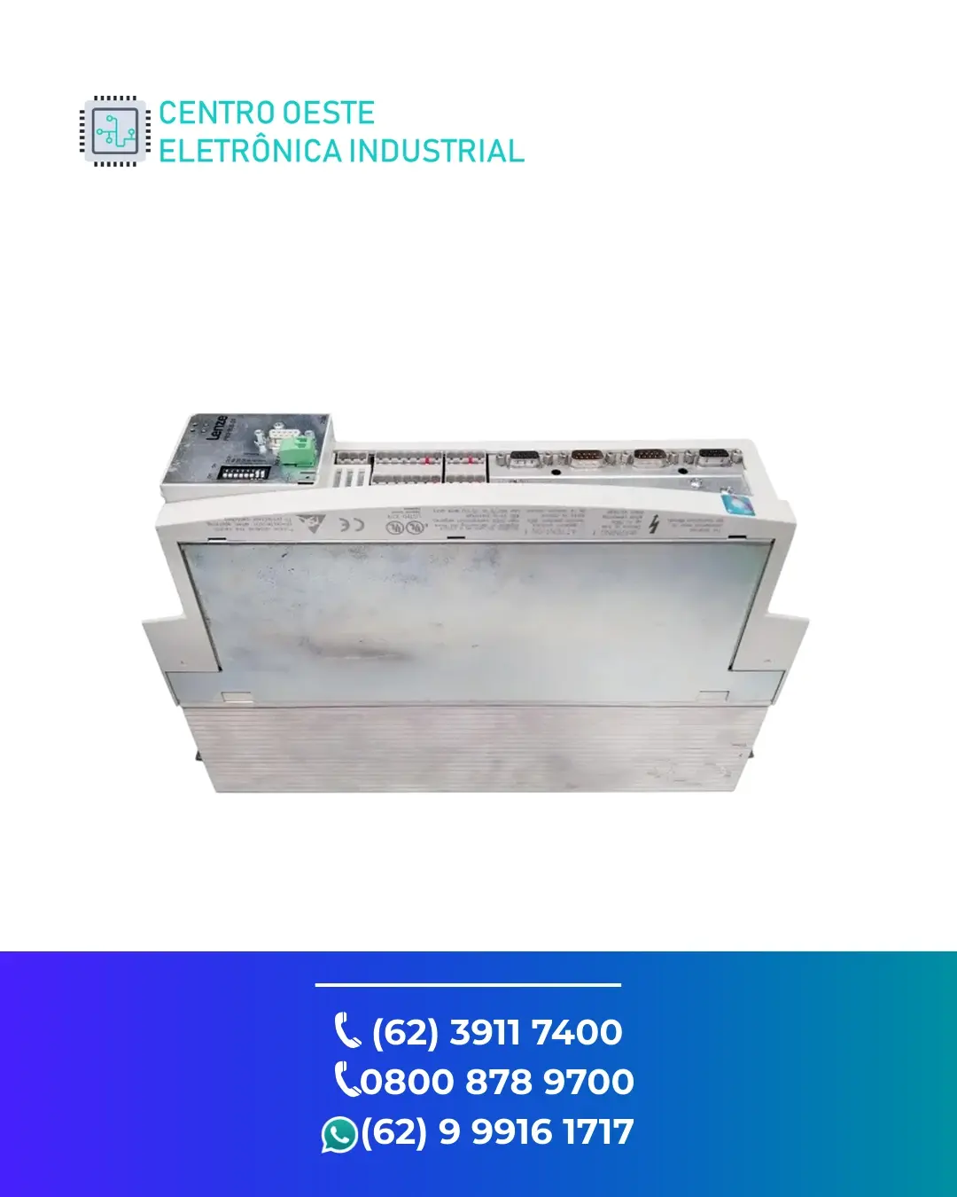 MANUTENÇÃO INVERSOR LENZE 9300 SERVO BRASIL