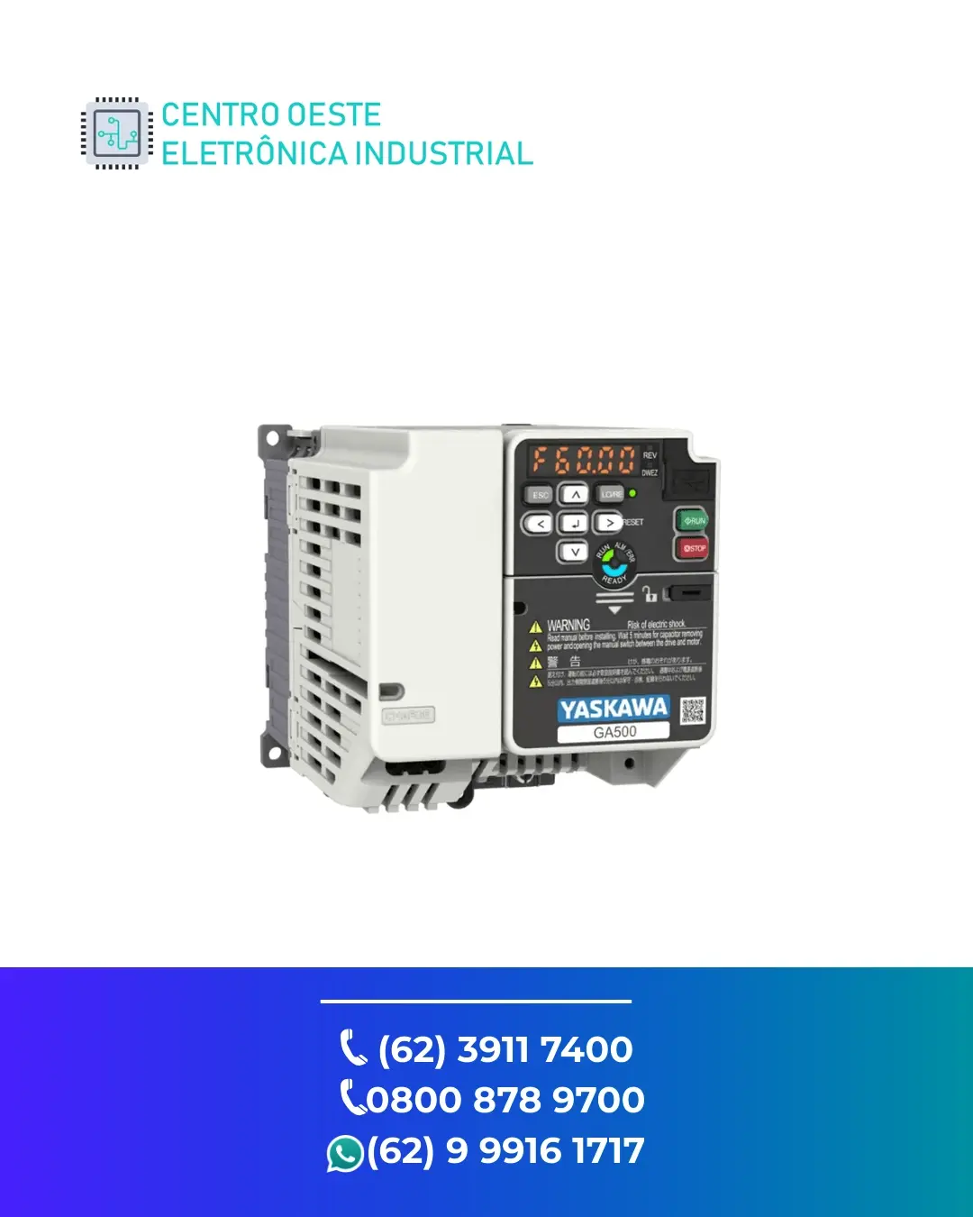 MANUTENÇÃO INVERSOR YASKAWA GA500 BRASIL