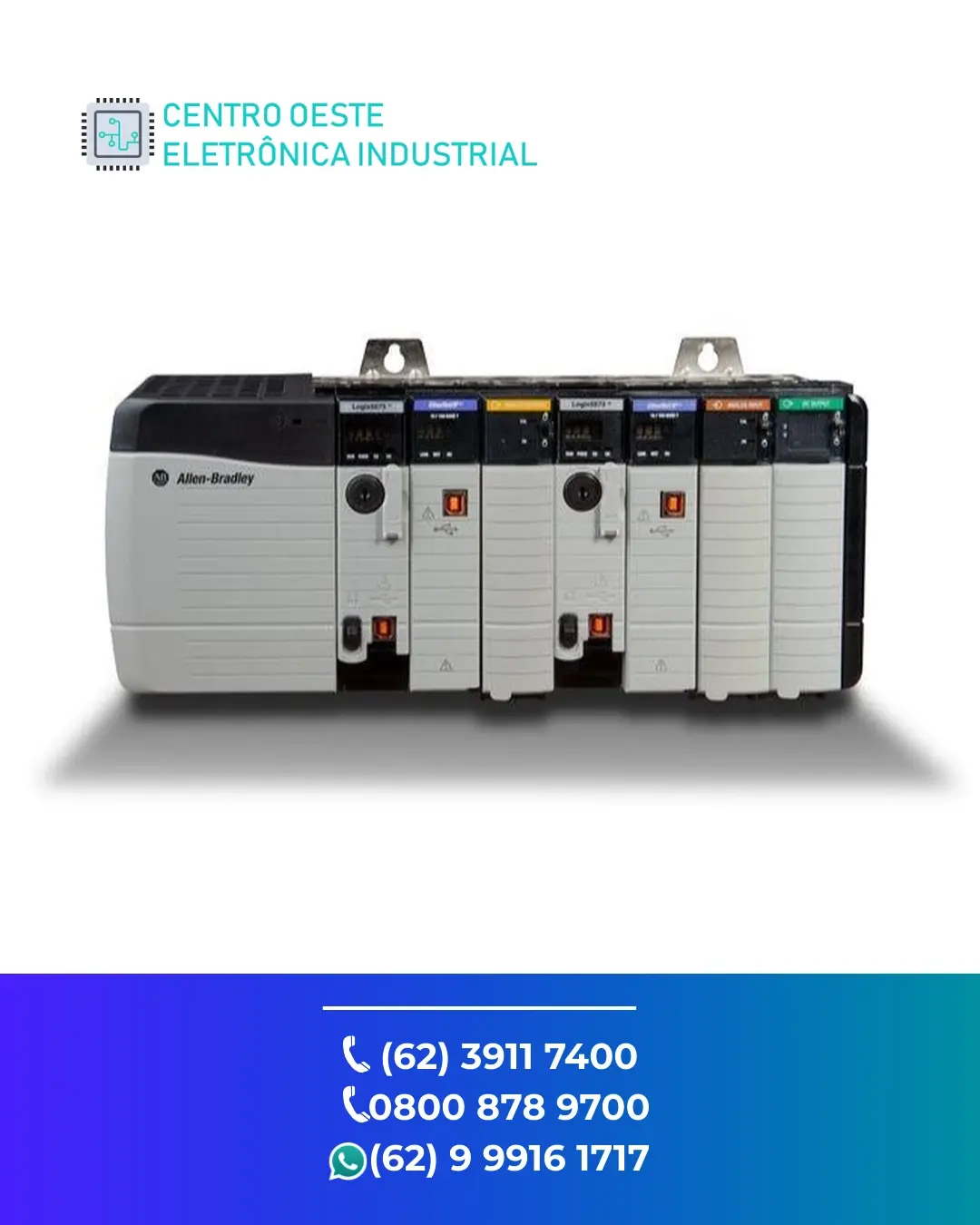 MANUTENÇÃO PLC ALLEN BRADLEY CONTROLLOGIX L73 GOIÁS