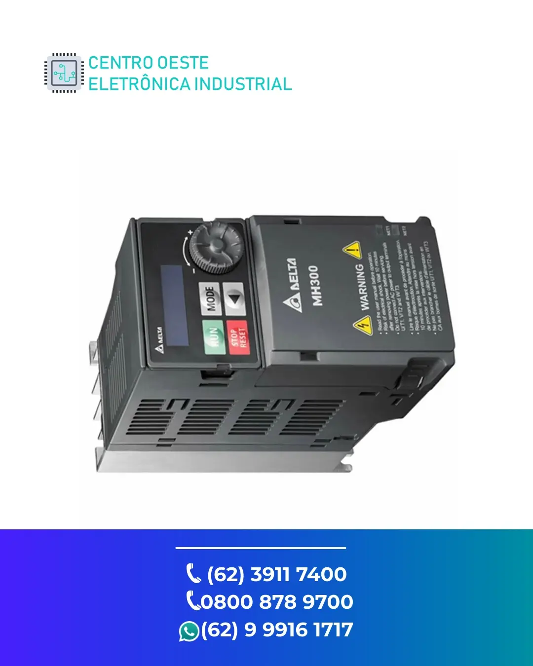 MANUTENÇÃO PLC DELTA MH300 GOIÁS