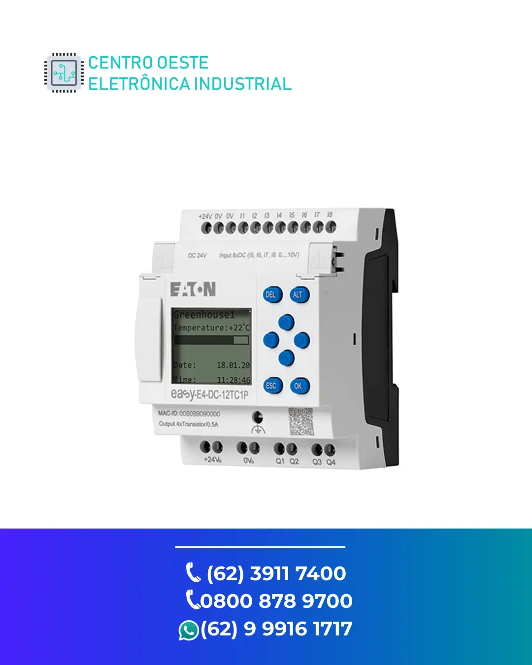 MANUTENÇÃO PLC EATON EASY500 GOIÁS
