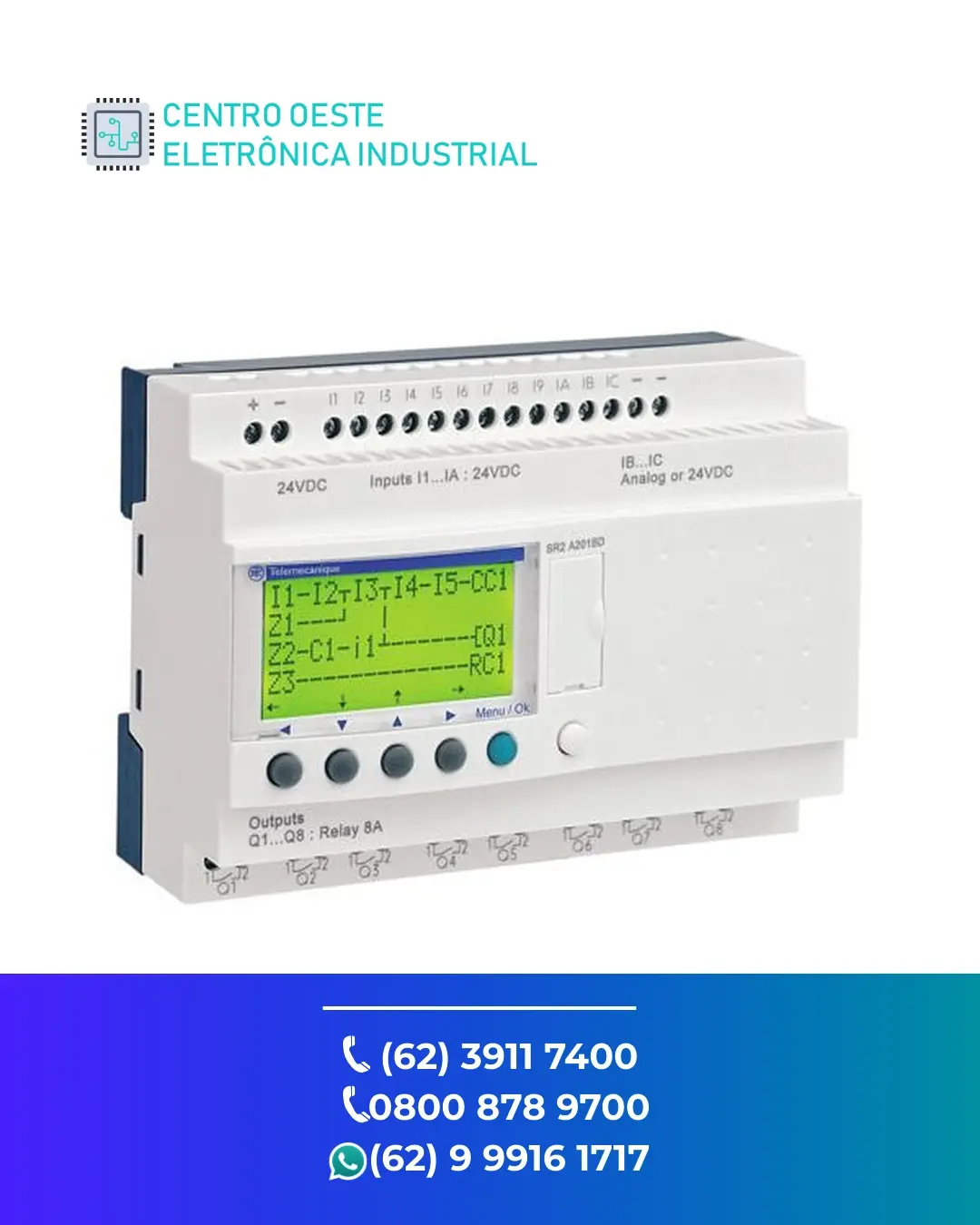 MANUTENÇÃO PLC SCHNEIDER ZELIO LOGIC GOIÁS
