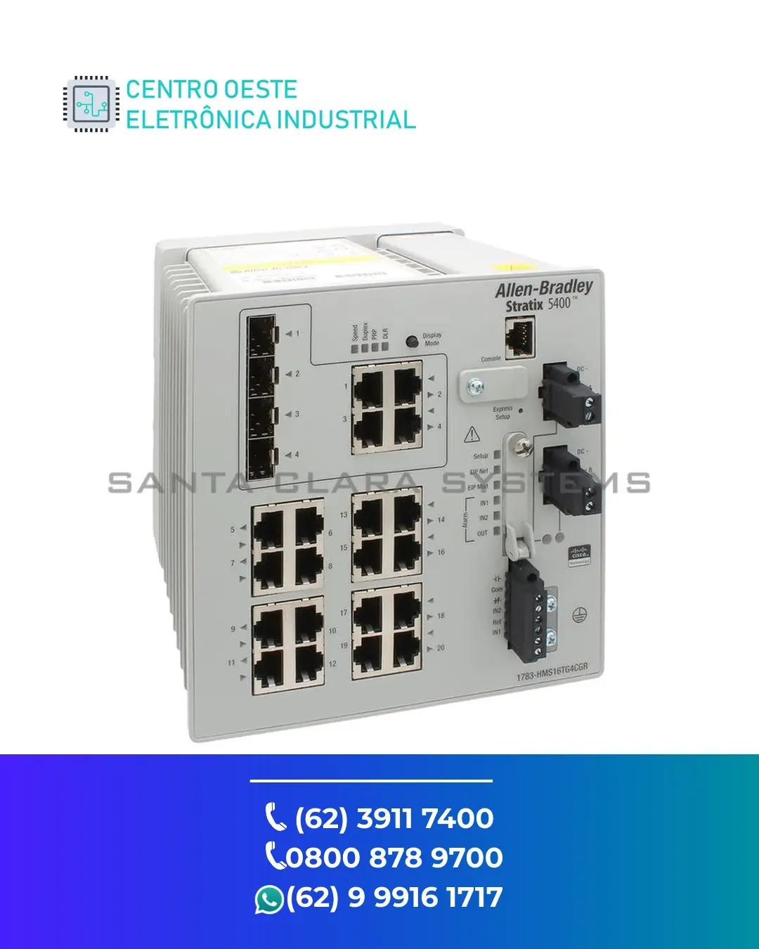 MANUTENÇÃO REDE ALLEN BRADLEY STRATIX 5400 BRASIL