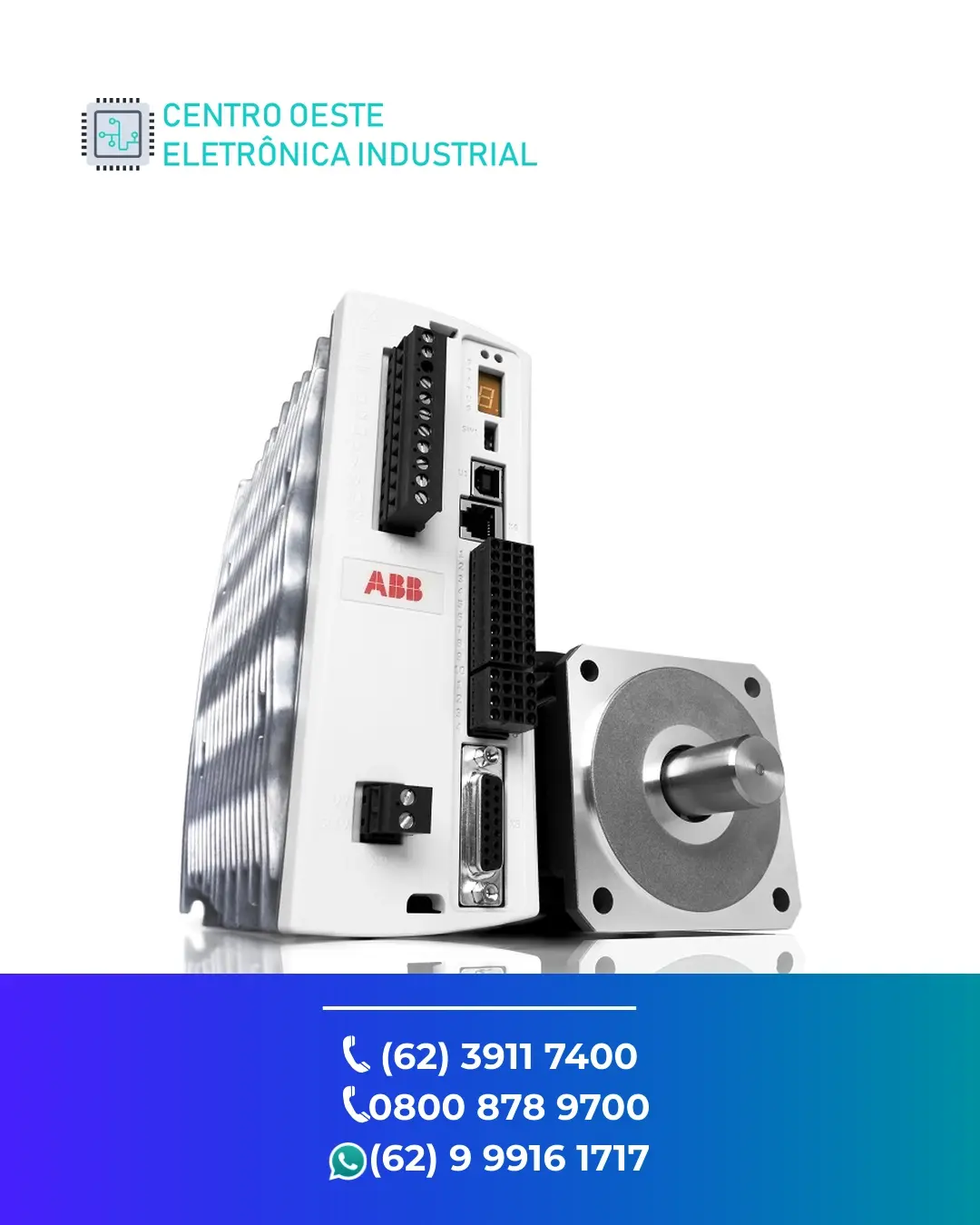MANUTENÇÃO SERVO DRIVE ABB MICROFLEX BRASIL
