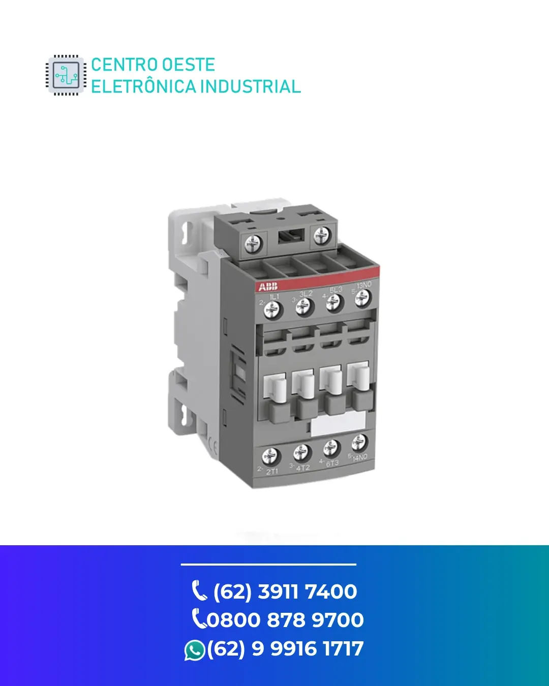 REPARO CONTATOR ABB AF09 GOIANIA