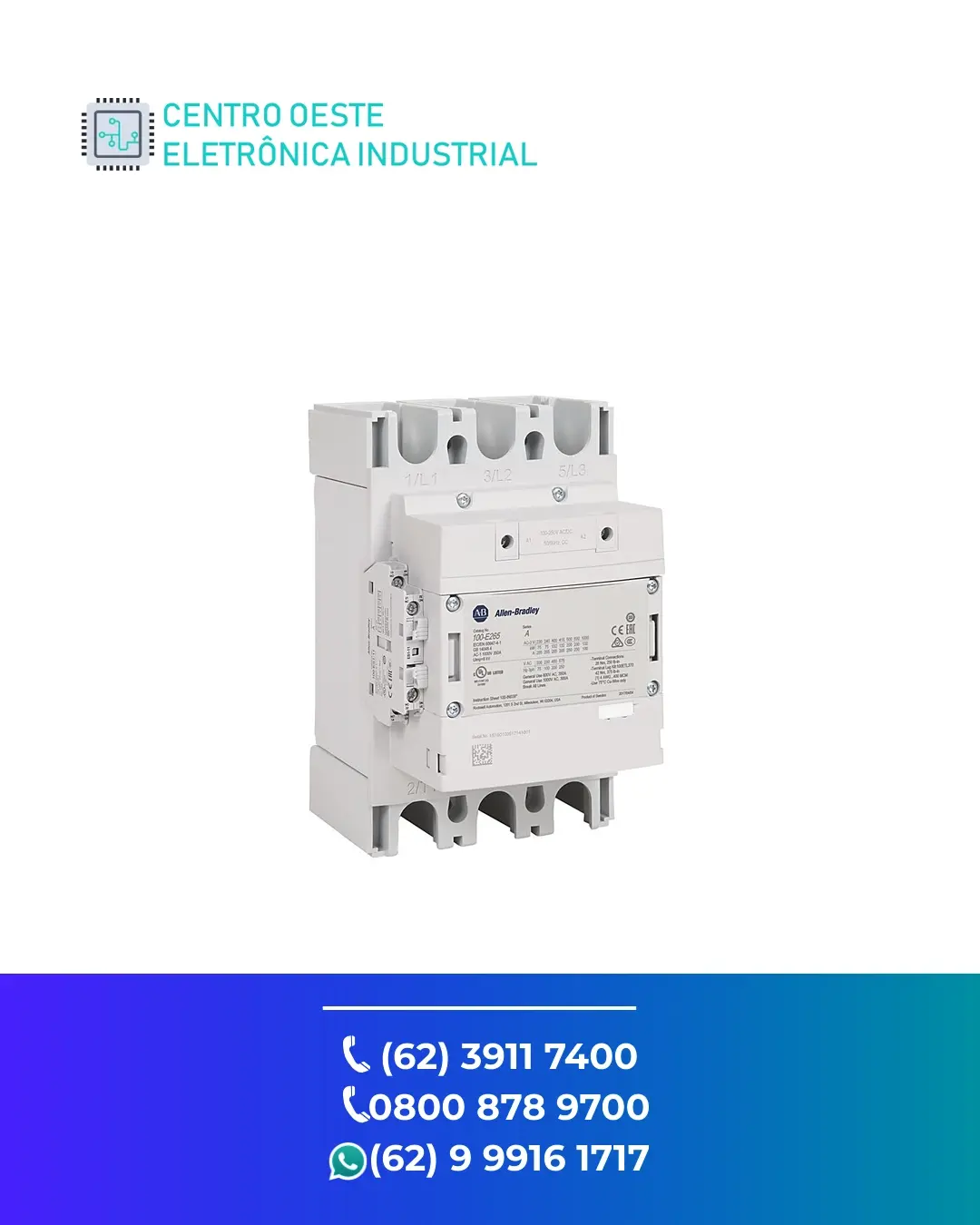 REPARO CONTATOR ALLEN BRADLEY 100 E BRASIL