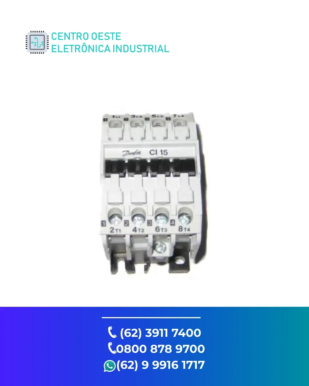 REPARO CONTATOR DANFOSS CI15 BRASIL